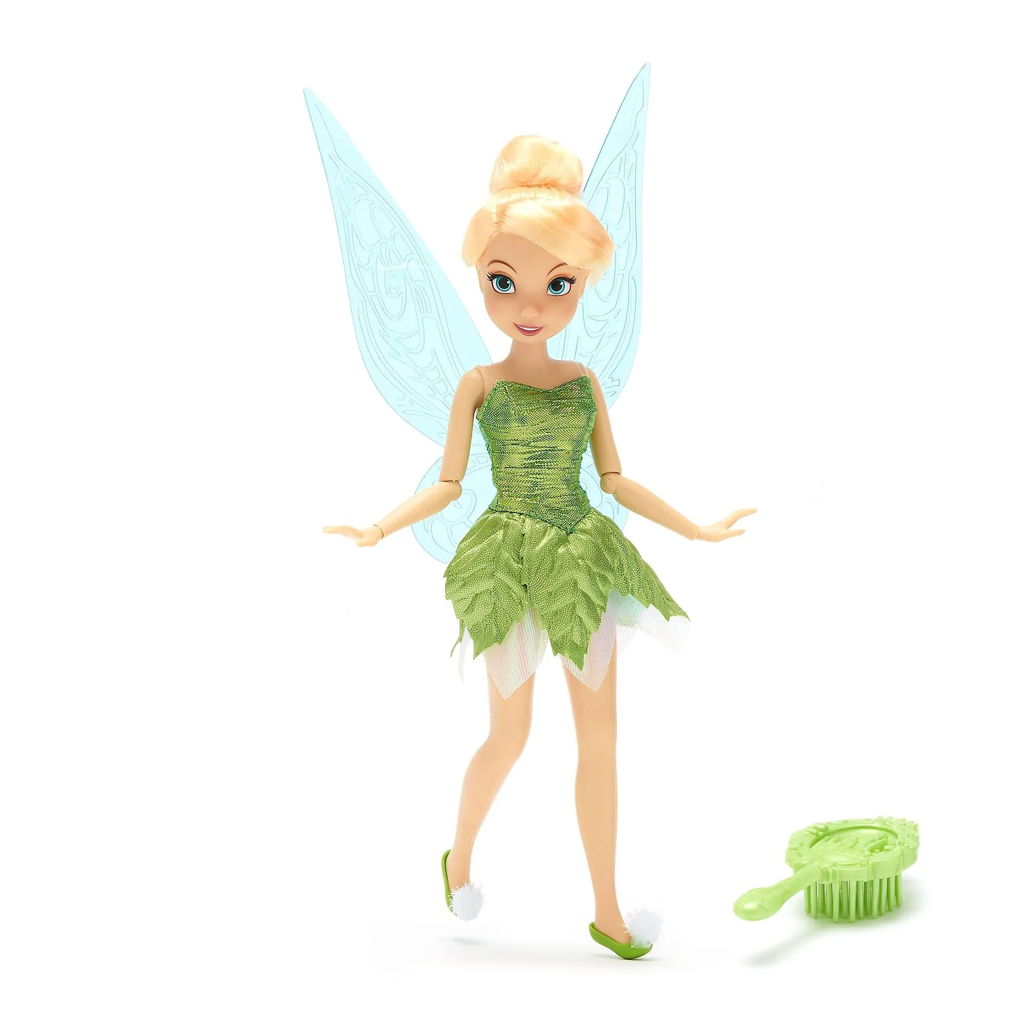 Disney Store Official Bambola Classica Trilli, Peter Pan, 29 cm, Bambola snodabile con Vestito Elegante e Ali particolareggiate; Spazzola Giocattolo Inclusa. Prodotto Adatto a Bimbi dai 3 Anni in su