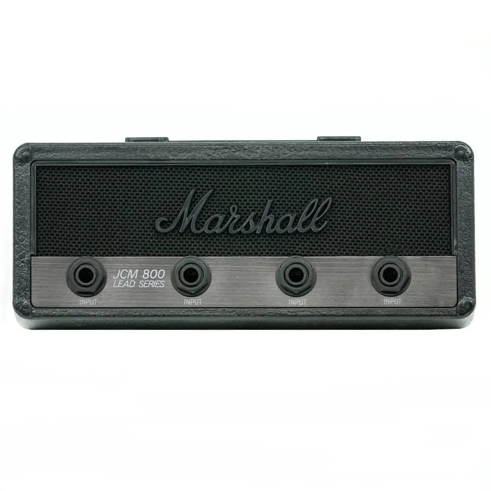 P Pluginz Marshall Stealth - Jack Rack montato a parete Include 4 portachiavi per chitarra e 1 kit di montaggio a parete Facile installazione