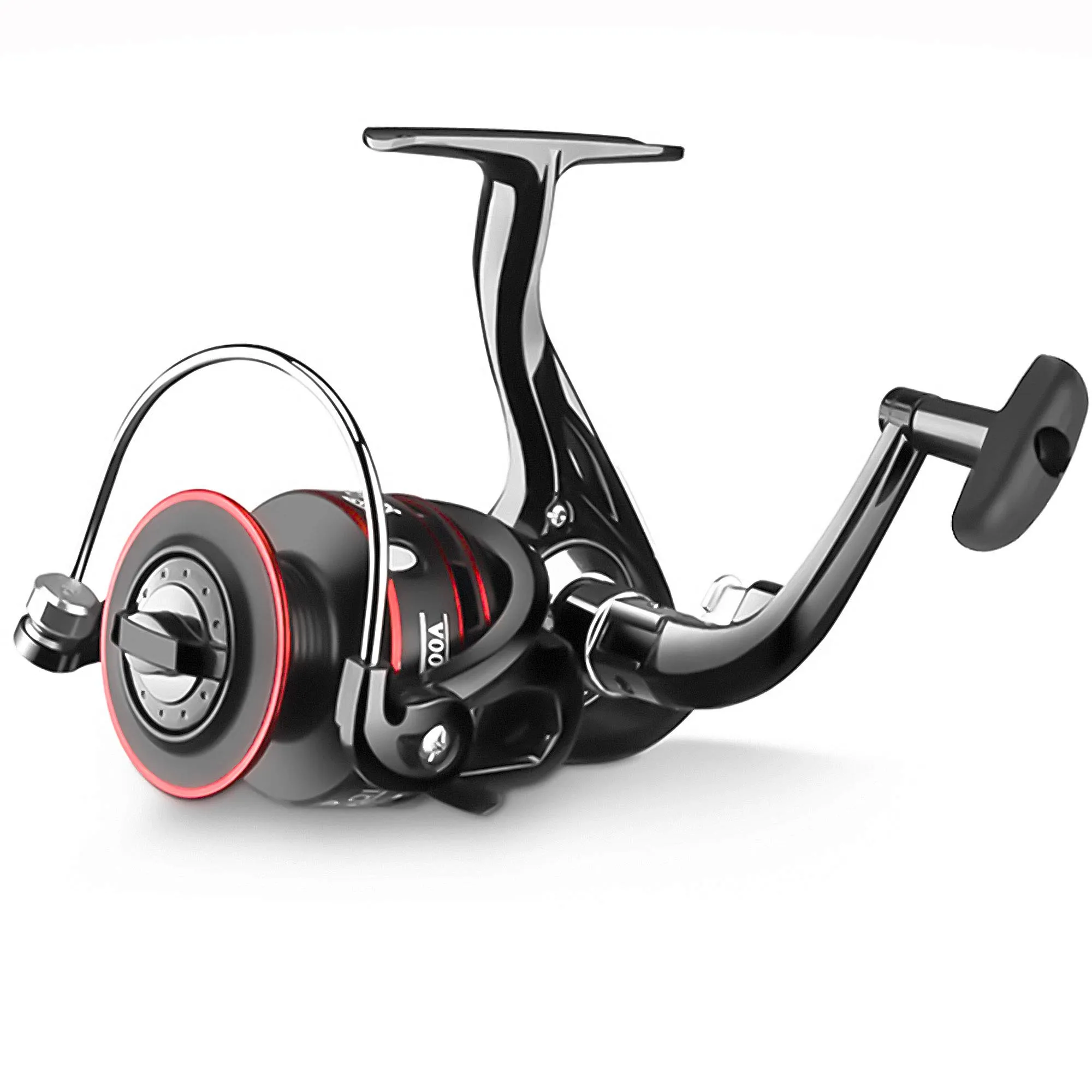 Outinhao 12BB, Mulinello Pesca, 5.2:1, Mulinello Spinning, Trascinamento Max 8kg, per Acqua Salata o d' Acqua Dolce (QE2000)