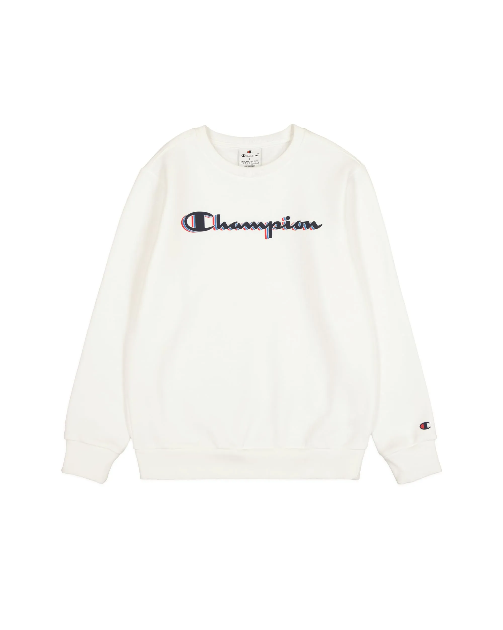 Champion Legacy Boy - Big Logo Sweatshirt, Maglia di Tuta Bambino, White (WW001),