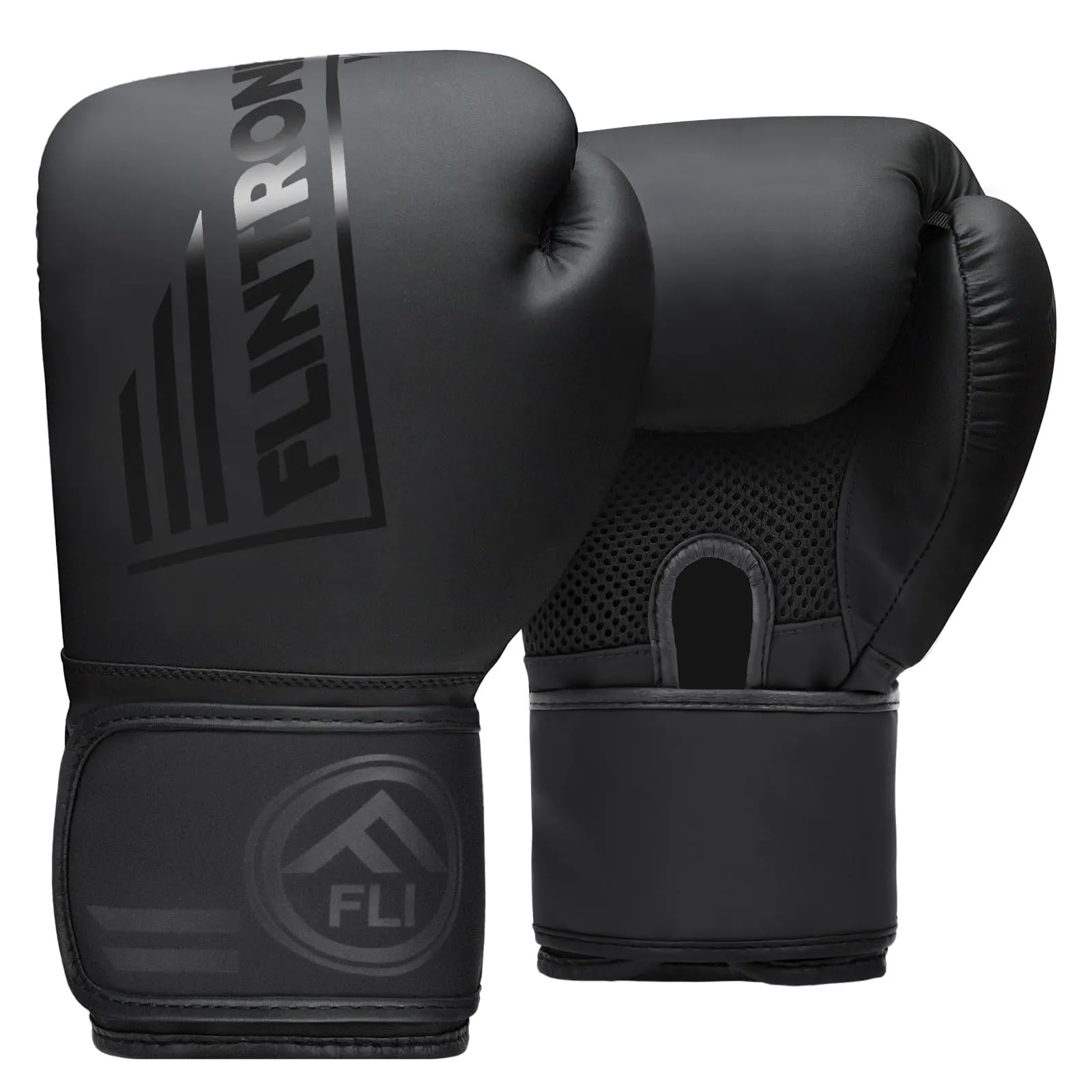 Flintronic Guantoni da Boxe in Pelle, Guantoni Boxe Unisex Adulto, Guanti da Box Muay Thai e Allenamento, Guanti Da Box da Allenamento, Muay Thai, MMA, Arti Marziali, Sacchi Pugilato
