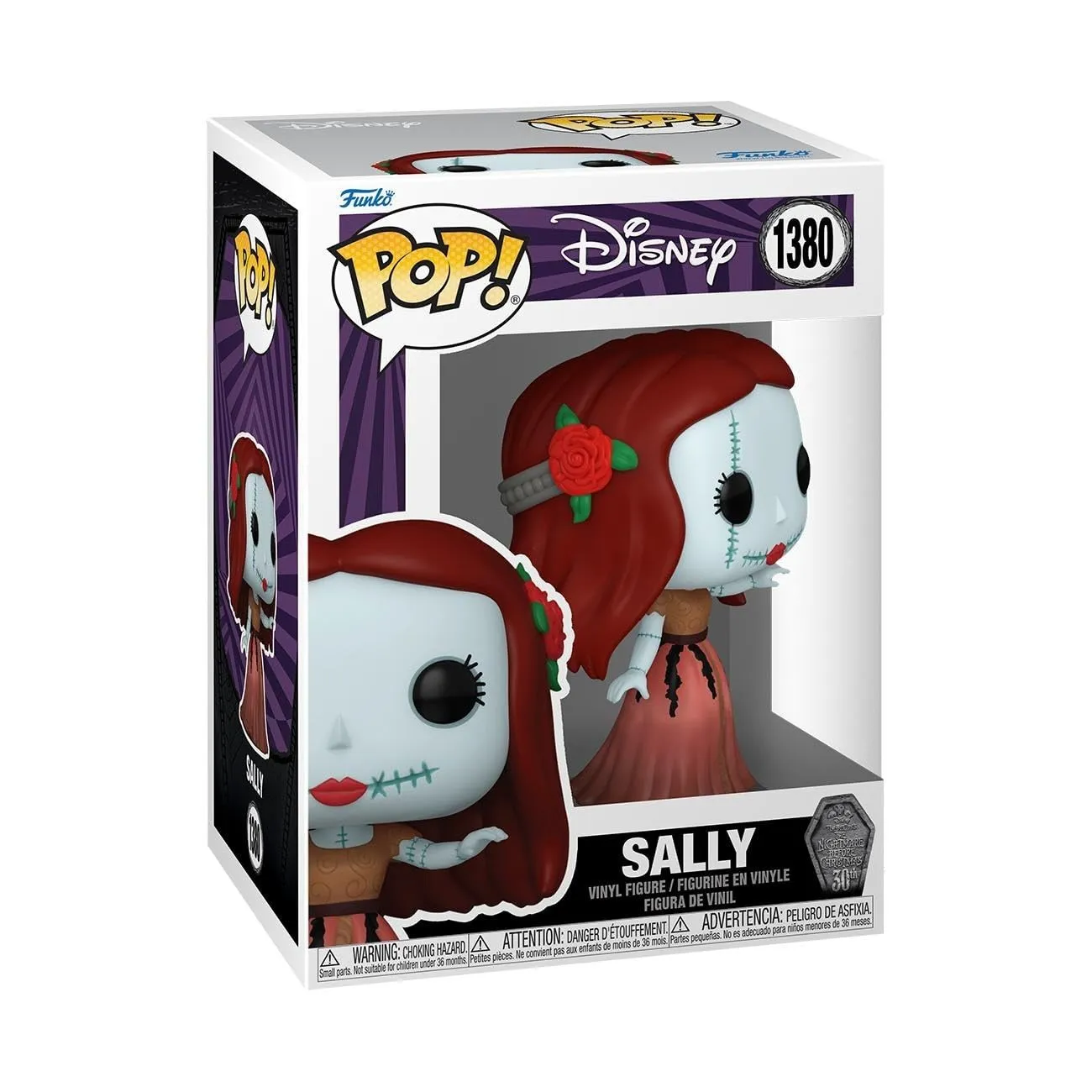 Funko Pop! Disney: The Night Before Christmas 30th - Formal Sally - Disney: The Nightmare Before Christmas - Figura in Vinile da Collezione - Idea Regalo - Merchandising Ufficiale - Movies Fans