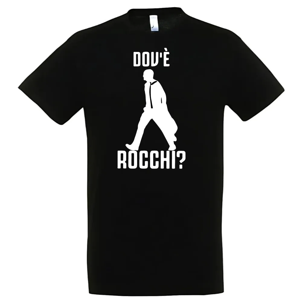 T-shirt con frase divertente dov'è calcio arbitro (Nero, L)