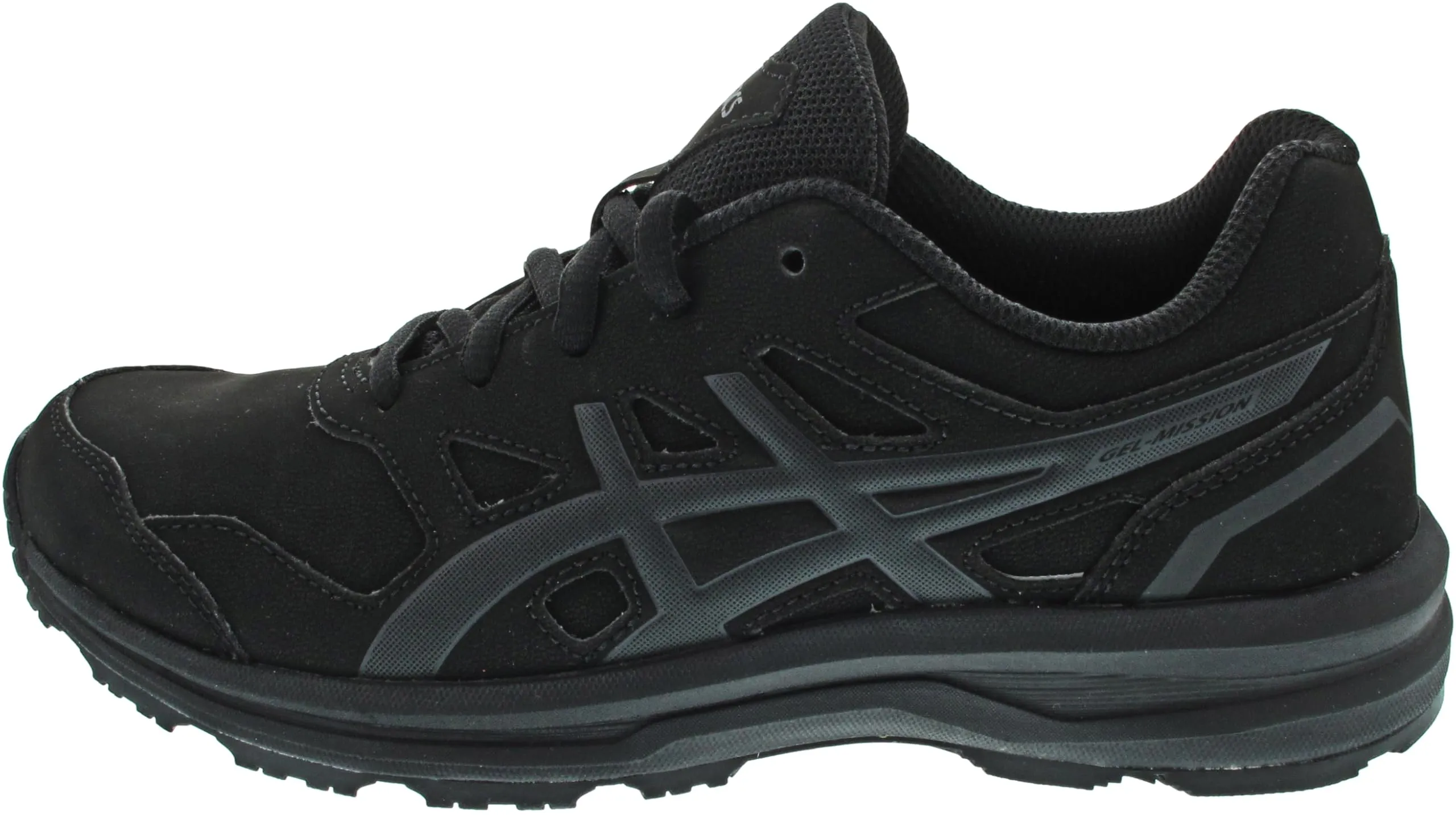 Asics Gel-Mission, Sneaker Donna, Black Carbon Phantom, 38 EU
