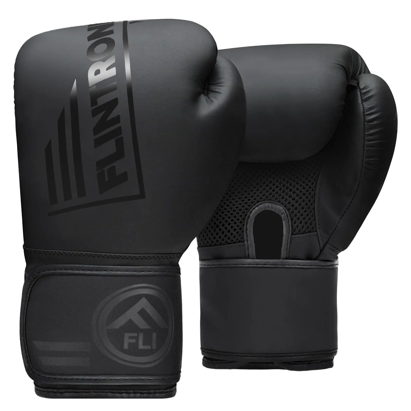 Flintronic Guantoni da Boxe in Pelle, Guantoni Boxe Unisex Adulto, Guanti da Box Muay Thai e Allenamento, Guanti Da Box da Allenamento, Muay Thai, MMA, Arti Marziali, Sacchi Pugilato