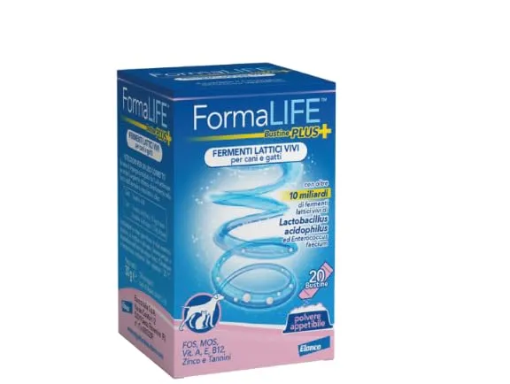 FormaLIFE Plus fermeti lattici vivi per Cani e Gatti in confezione da 20 bustine