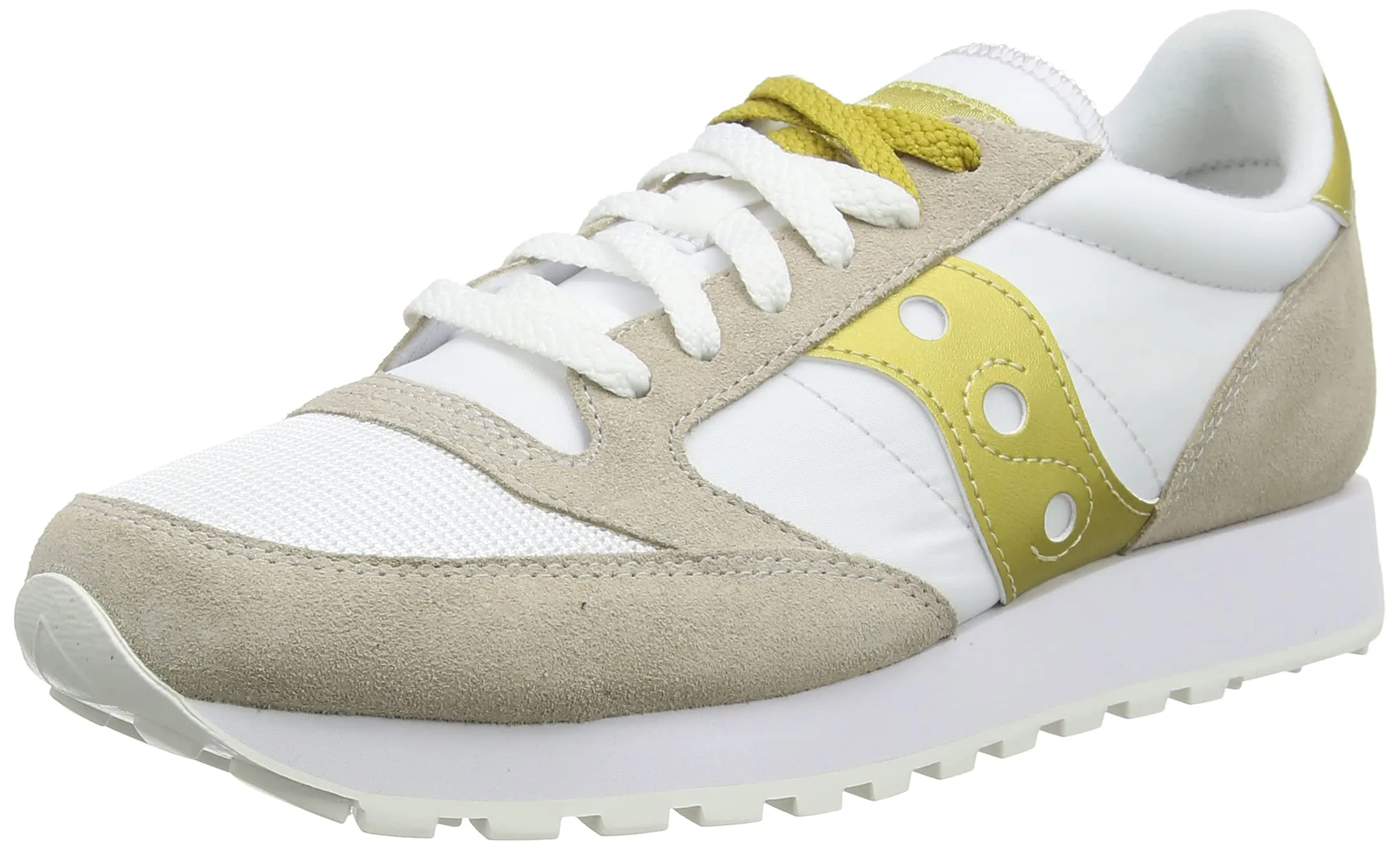 Saucony Jazz Original Vintage, Sneaker Donna, Bianco Oro, 37 EU