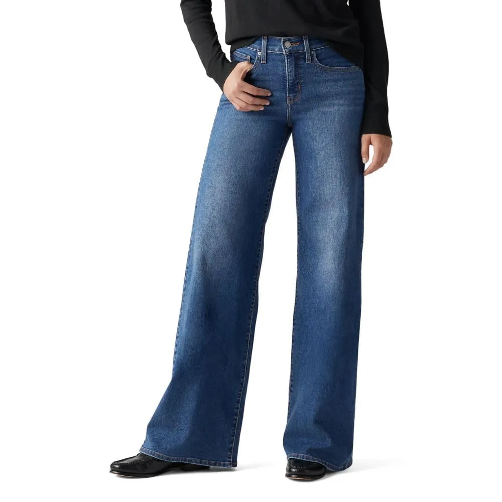 Levi's 318 Shaping Wide Leg Jeans, Clever Girl, 29W x 30L Donna