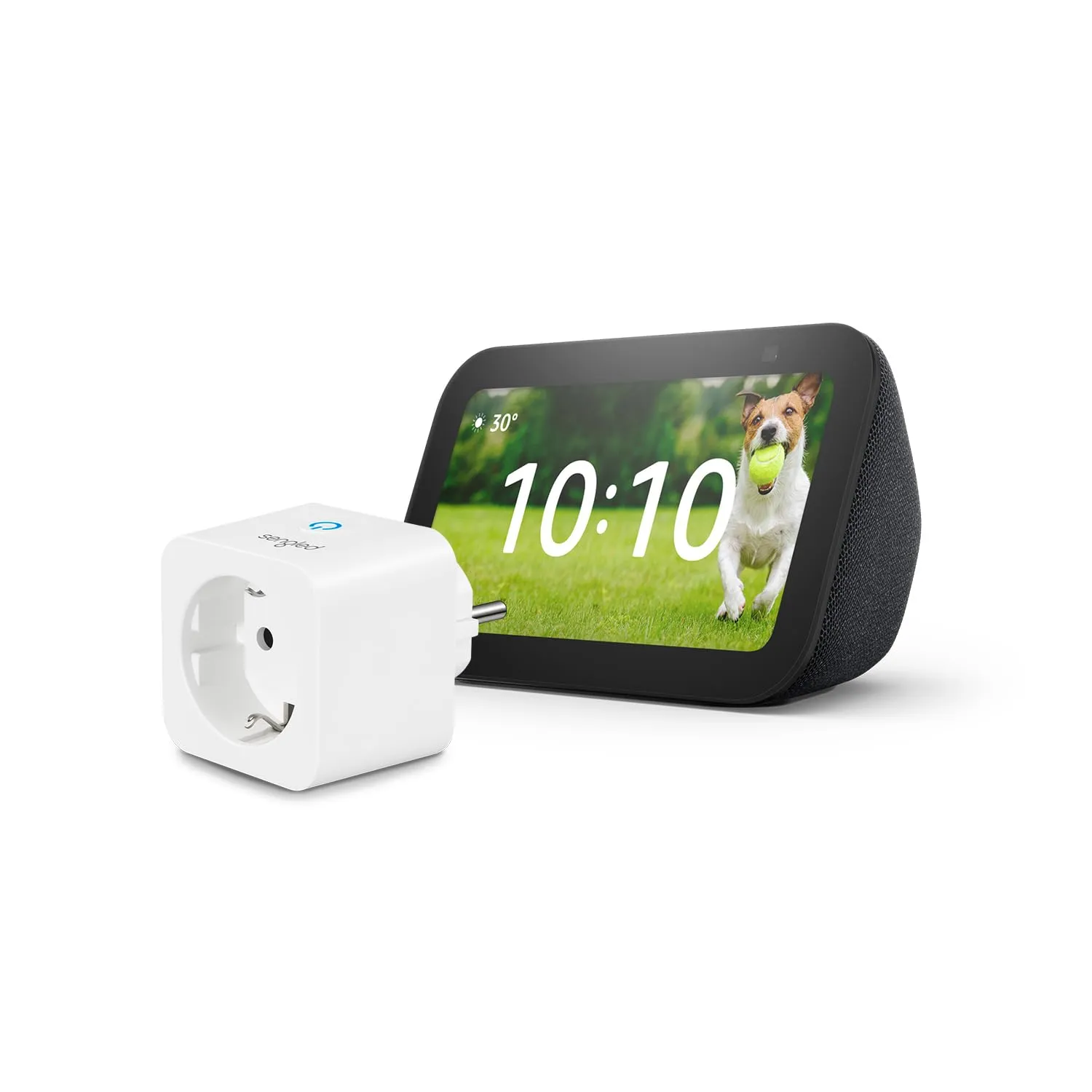 Echo Show 5 (3ª generazione) | Antracite + Sengled Smart Plug, compatibile con Alexa - Kit di base per Casa Intelligente