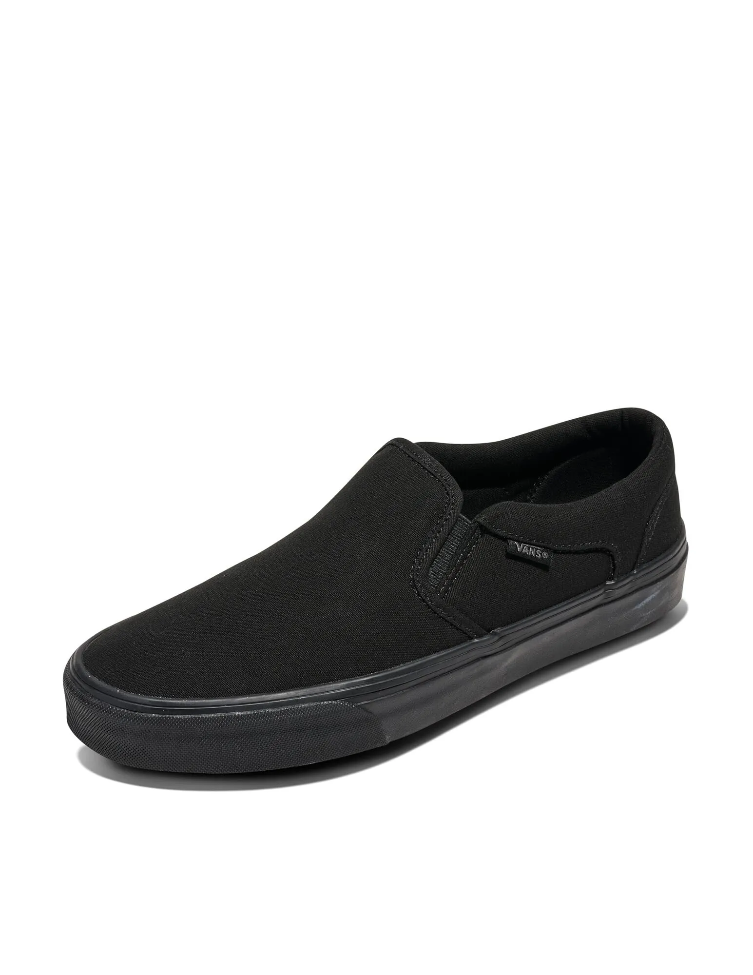 Vans Asher, Slip on Uomo, Canvas Black Black, 43 EU