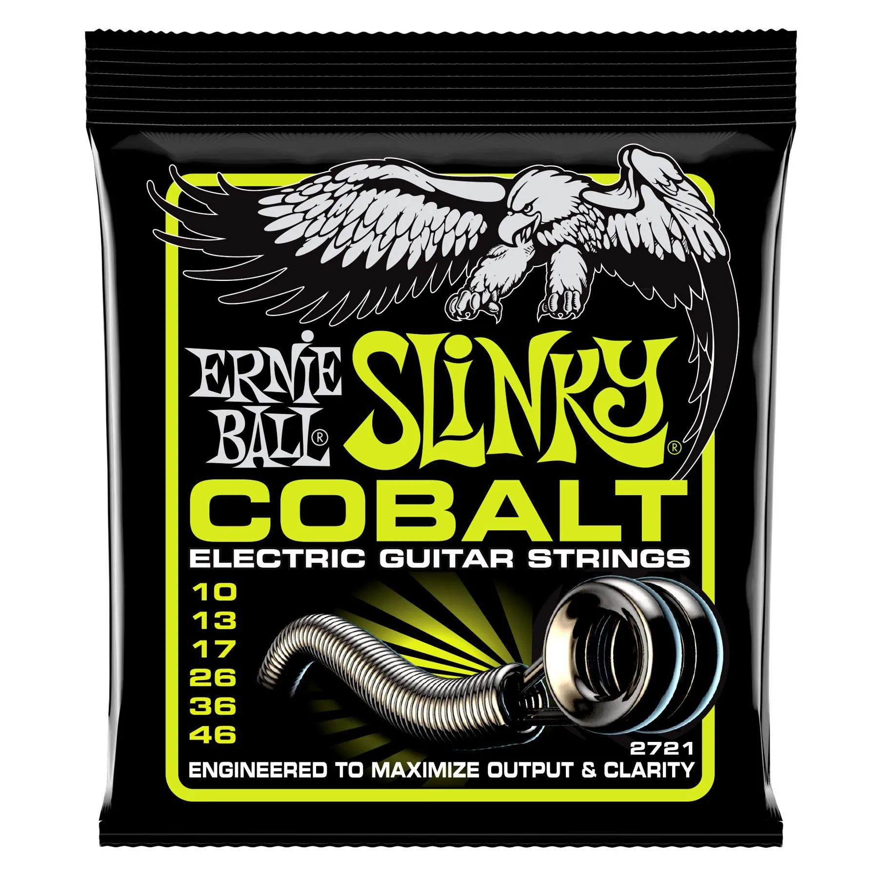 Ernie Ball, Regular Slinky Cobalt, Corde per chitarra elettrica, diametro 10-46