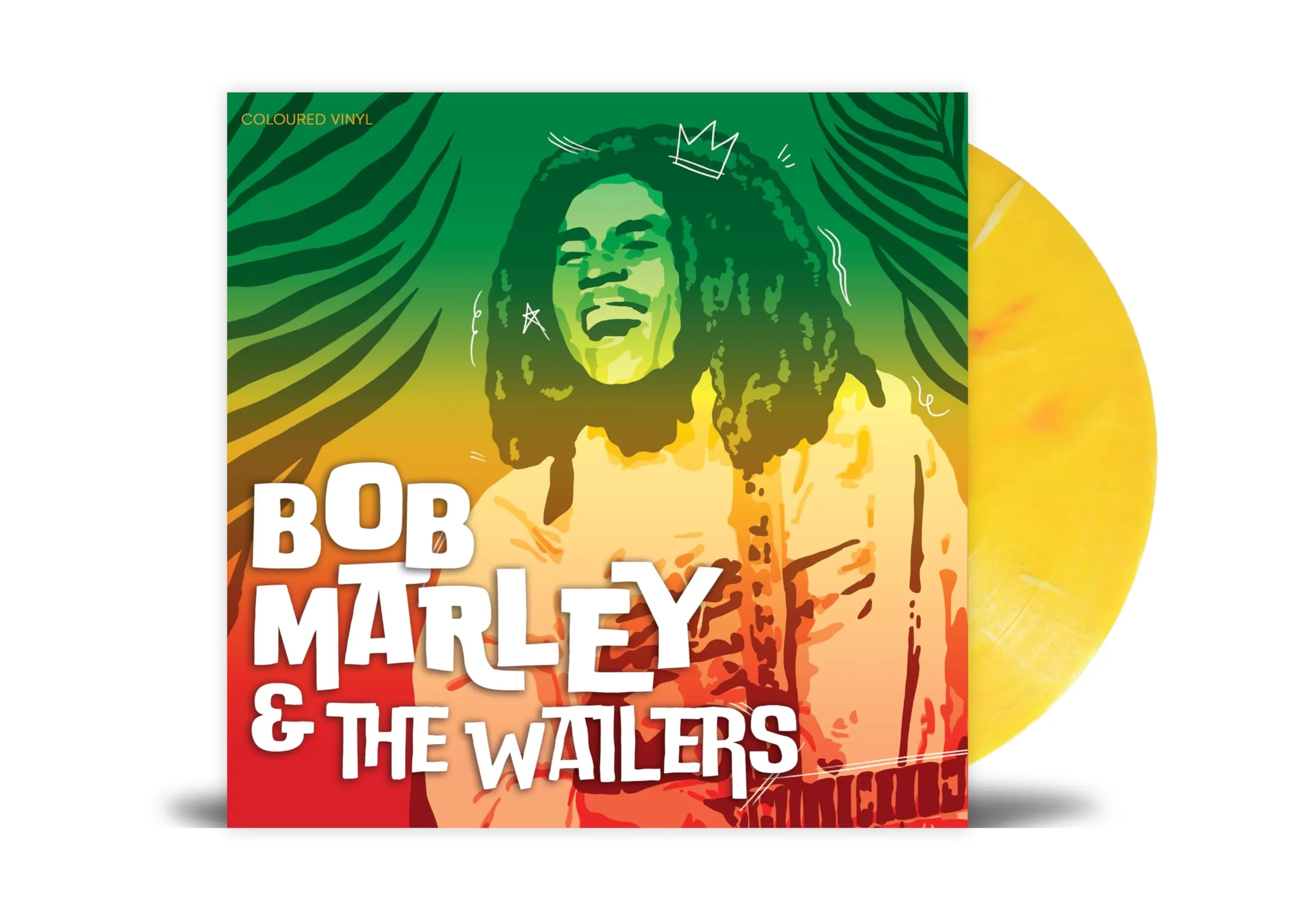 Bob Marley & The Wailers, Vinile Colorato, Giallo Marmorizzato Trasparente, Musica Reggae