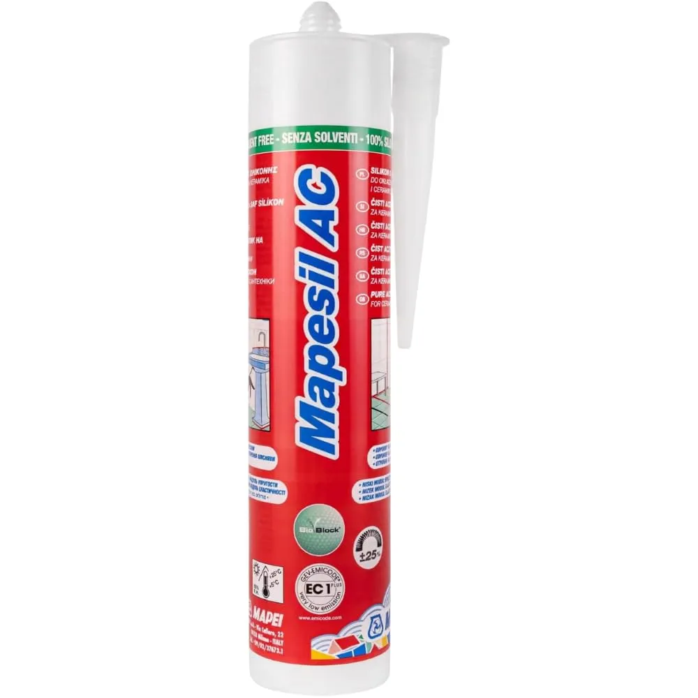 Mapesil, sigillante in silicone resistente, non si deforma