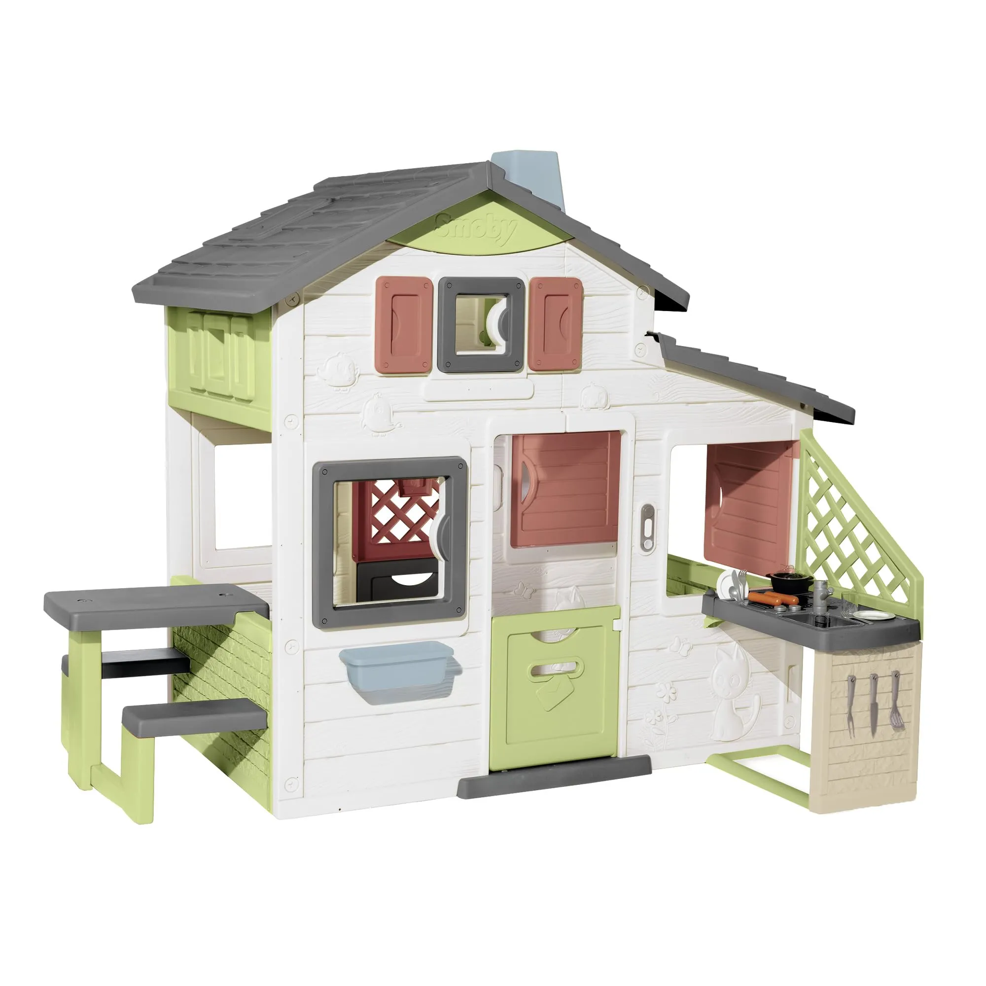 SMOBY LIFE FRIENDS PLAYHOUSE adatto per uso interno o esterno