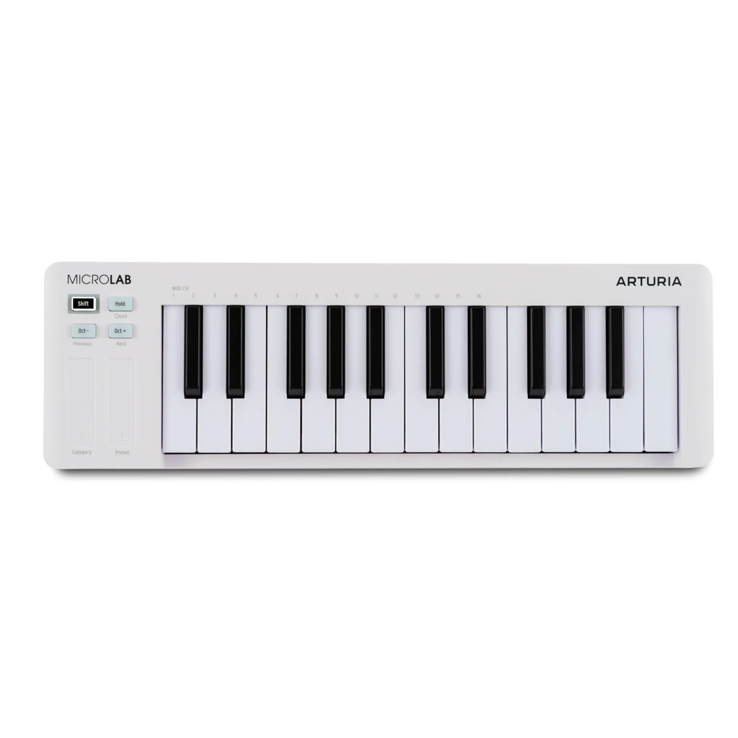 Arturia MicroLab Mk3 White - tastiera midi