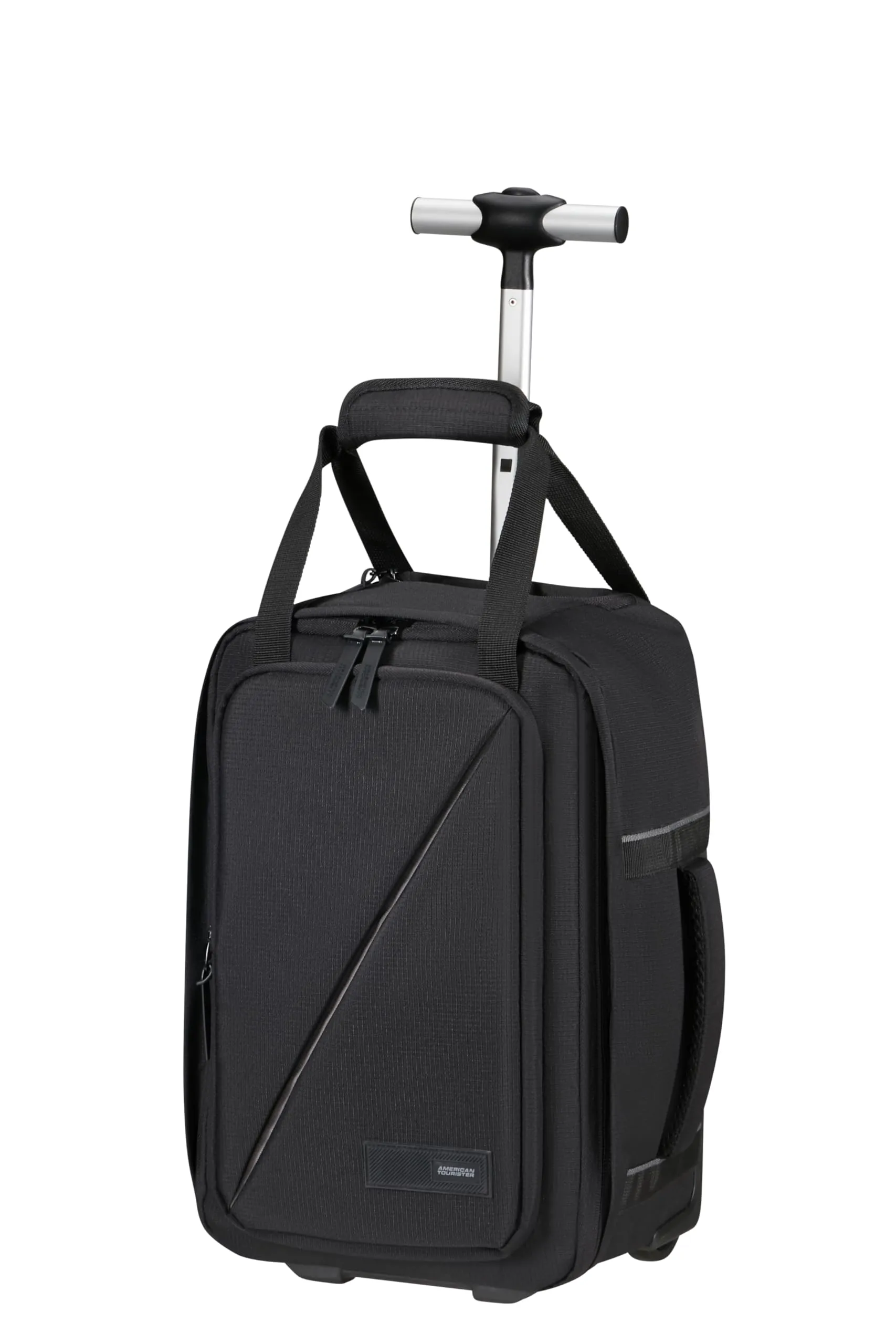 American Tourister Take2Cabin - Borsa da cabina Ryanair 40 x 25 x 20 cm, 20 L, 1,40 kg, zaino su ruote, bagaglio a mano, zaino aereo S Underseater, nero (nero)