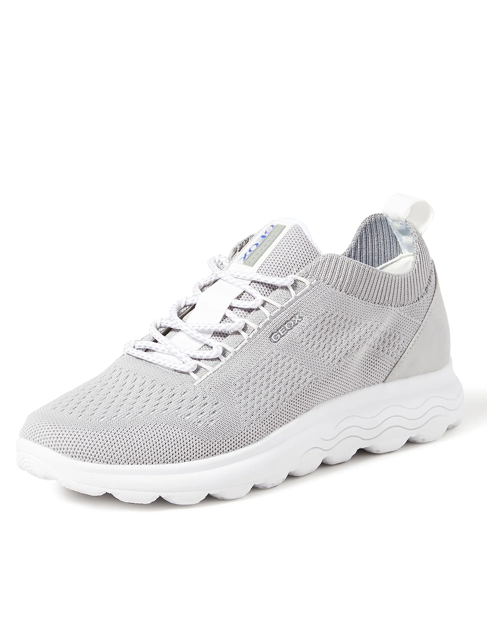 Geox D Spherica A, Sneakers Donna, Grigio Lt Grey, 37 EU