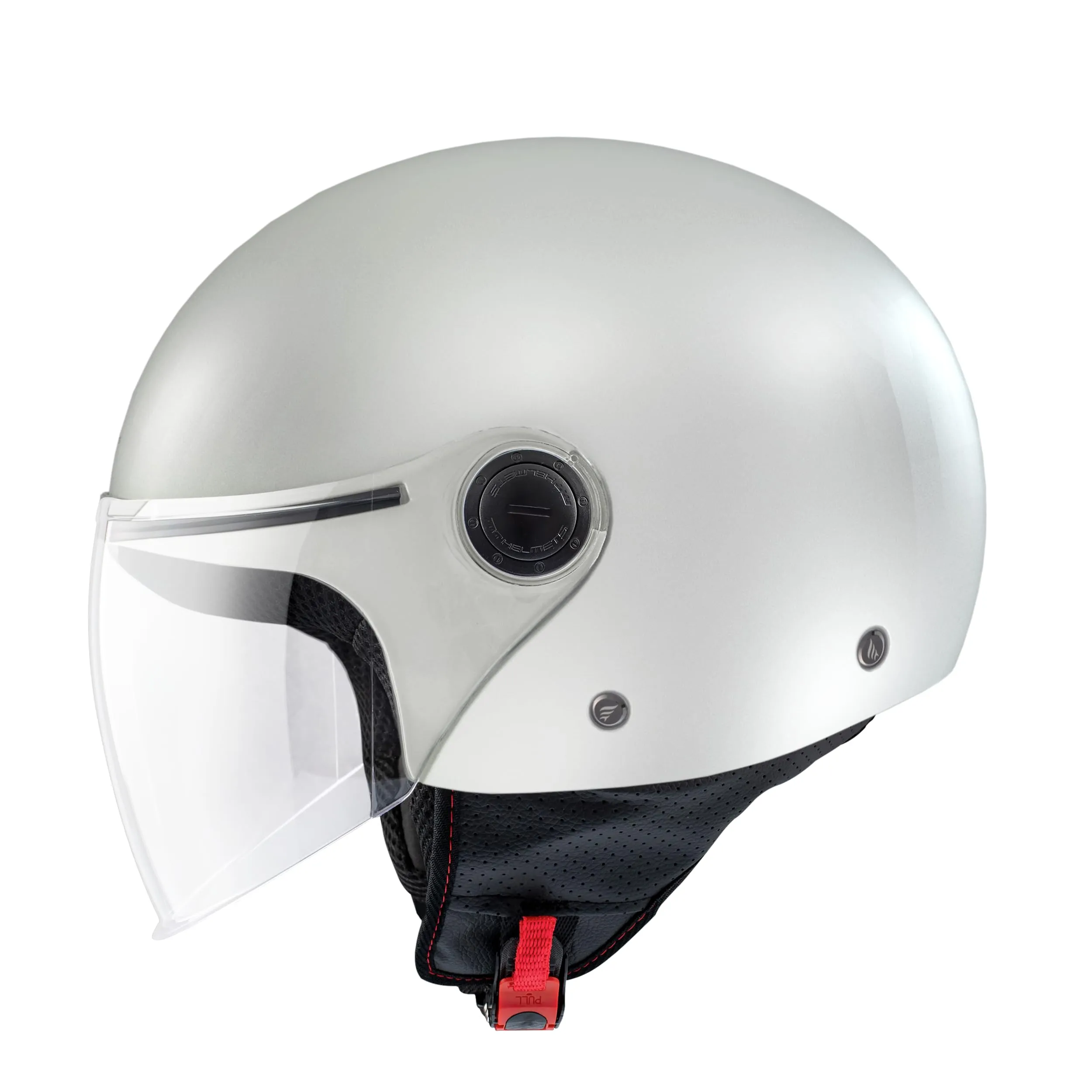 CASCO MTB STREET S SOLID A0 BIANCO LUCIDO S