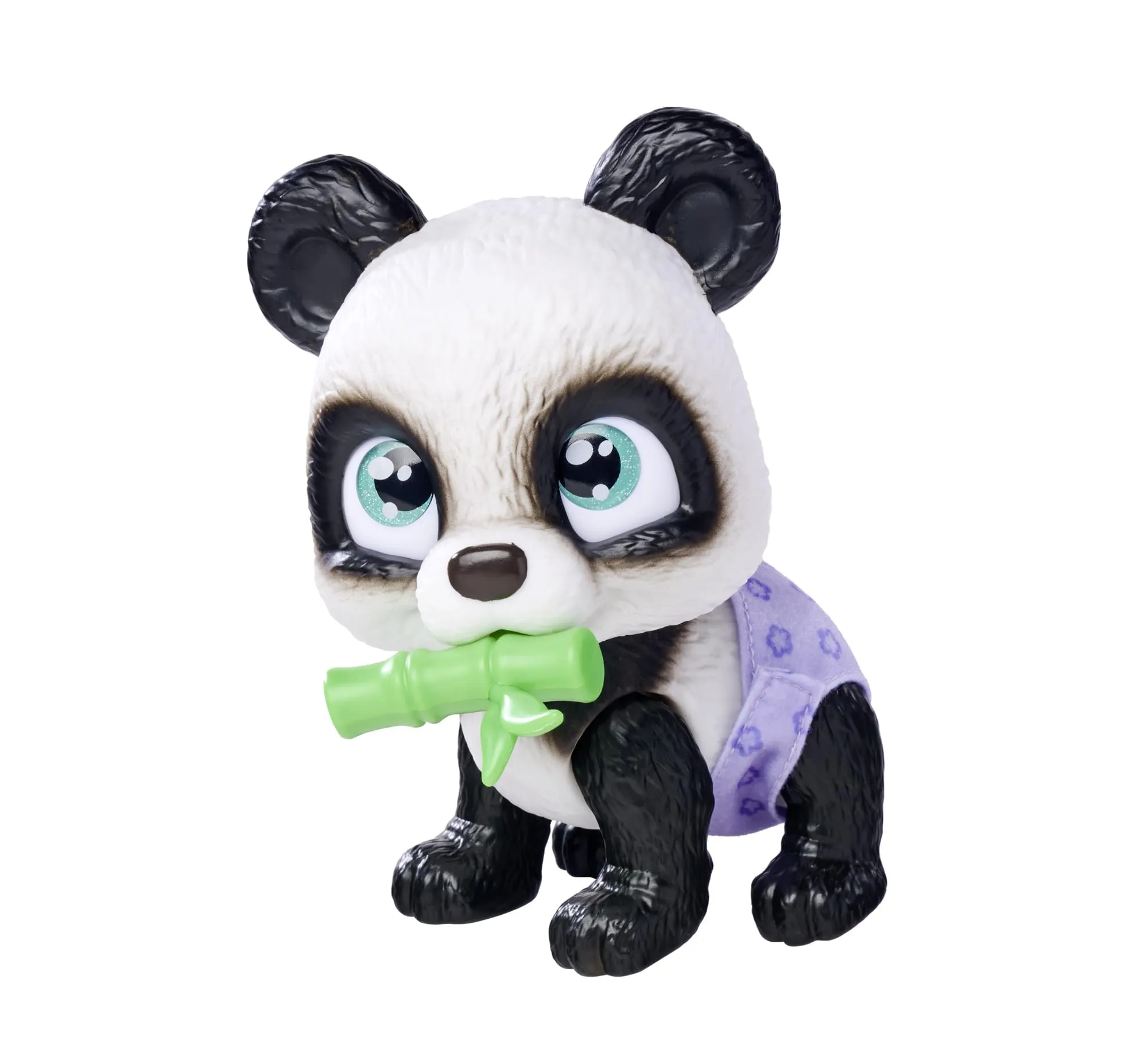 Simba, Pamper Petz Panda, 105950054, simpatico animaletto con pannolino con funzione color-change, zampa magica, tre sorprese, 15 cm, dai 3 anni