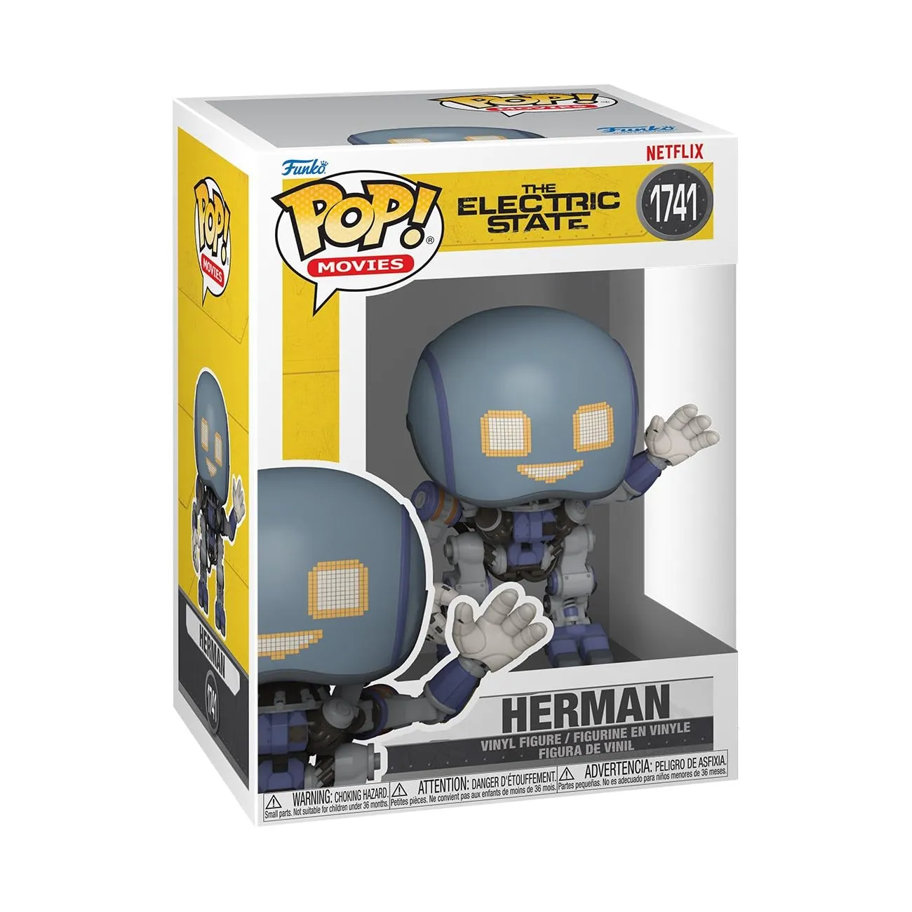 Funko POP! Movies: Electric State - Herman - Figura in Vinile da Collezione - Idea Regalo - Merchandising Ufficiale - Giocattoli per Bambini e Adulti - Movies Fans - Figura per i Collezionisti