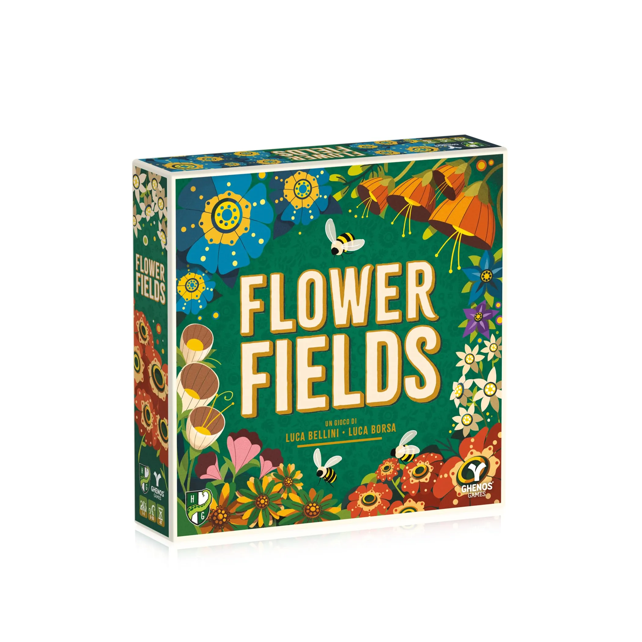 Flower Fields - Gioco astratto di piazzamento tessere - 8 anni - 1-4 giocatori - 40 minuti