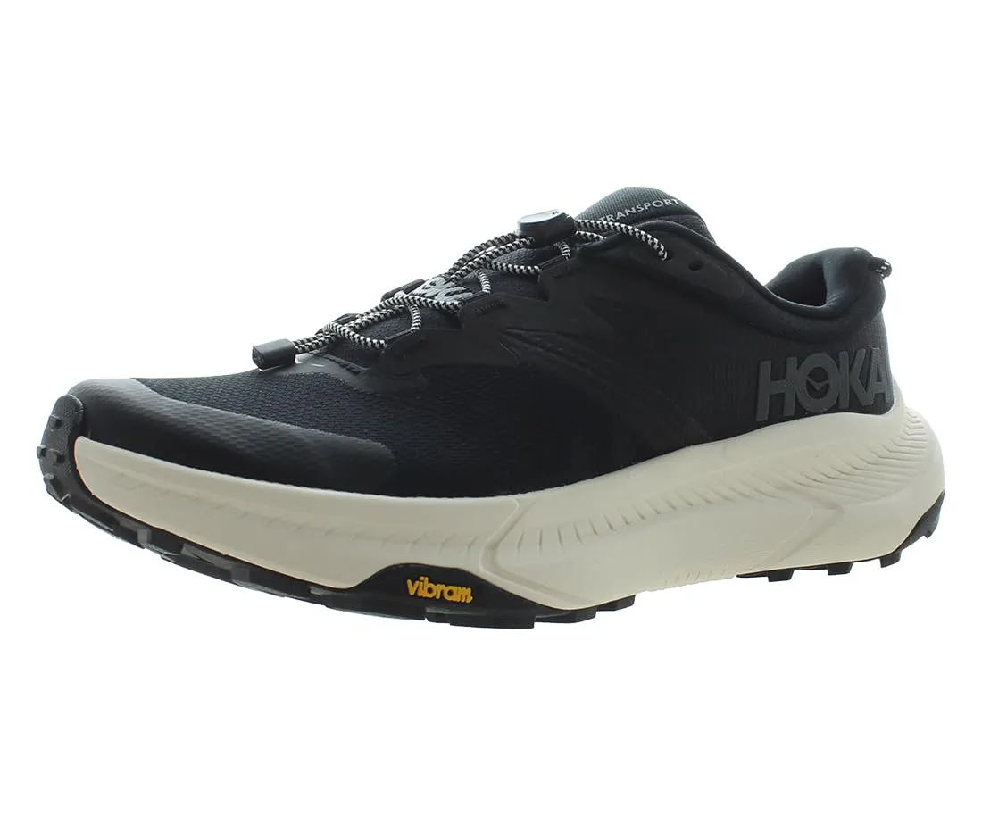 HOKA One One 1123153-BKLB Transport Black/Alabaster Men's Scarpe Taglia US 10