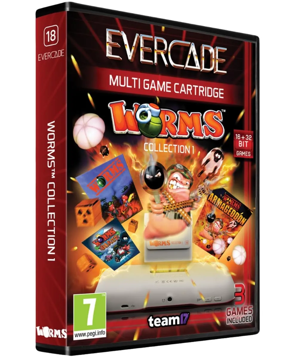 Blaze Evercade Worms Cartridge [ [Edizione: Germania]