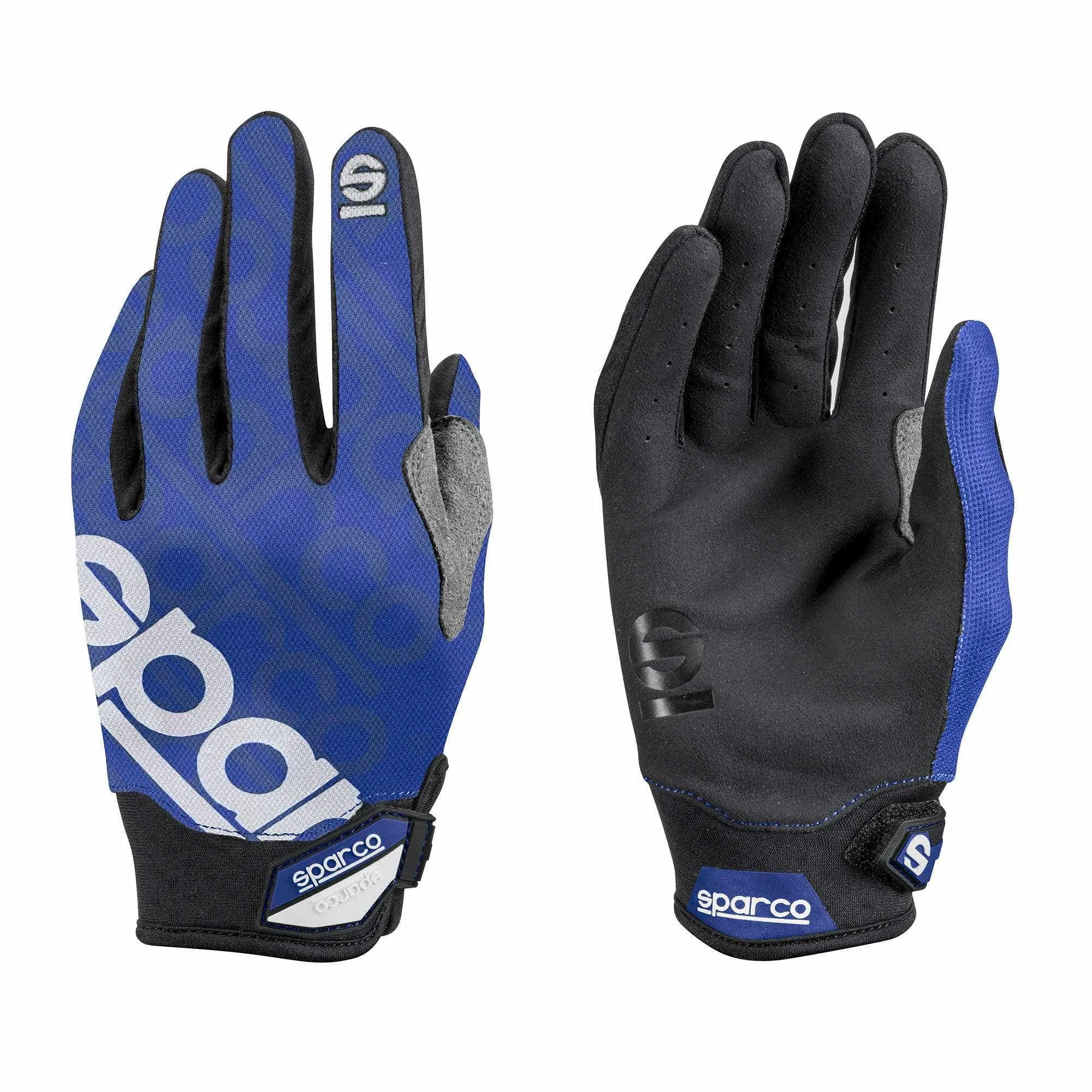 Sparco Meca 3 Guanti Taglia 10 (M) Blu