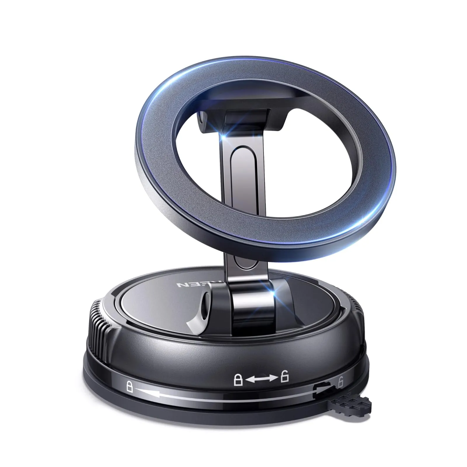 UGREEN Supporto Telefono Auto MagSafe 2 in 1 con Ventosa e Adesivo, Porta Telefono Auto Rotazione 360° per iPhone 17/17 Air/17 pro/17 Pro Max/16/15/14/13, per Cruscotto o Parabrezza
