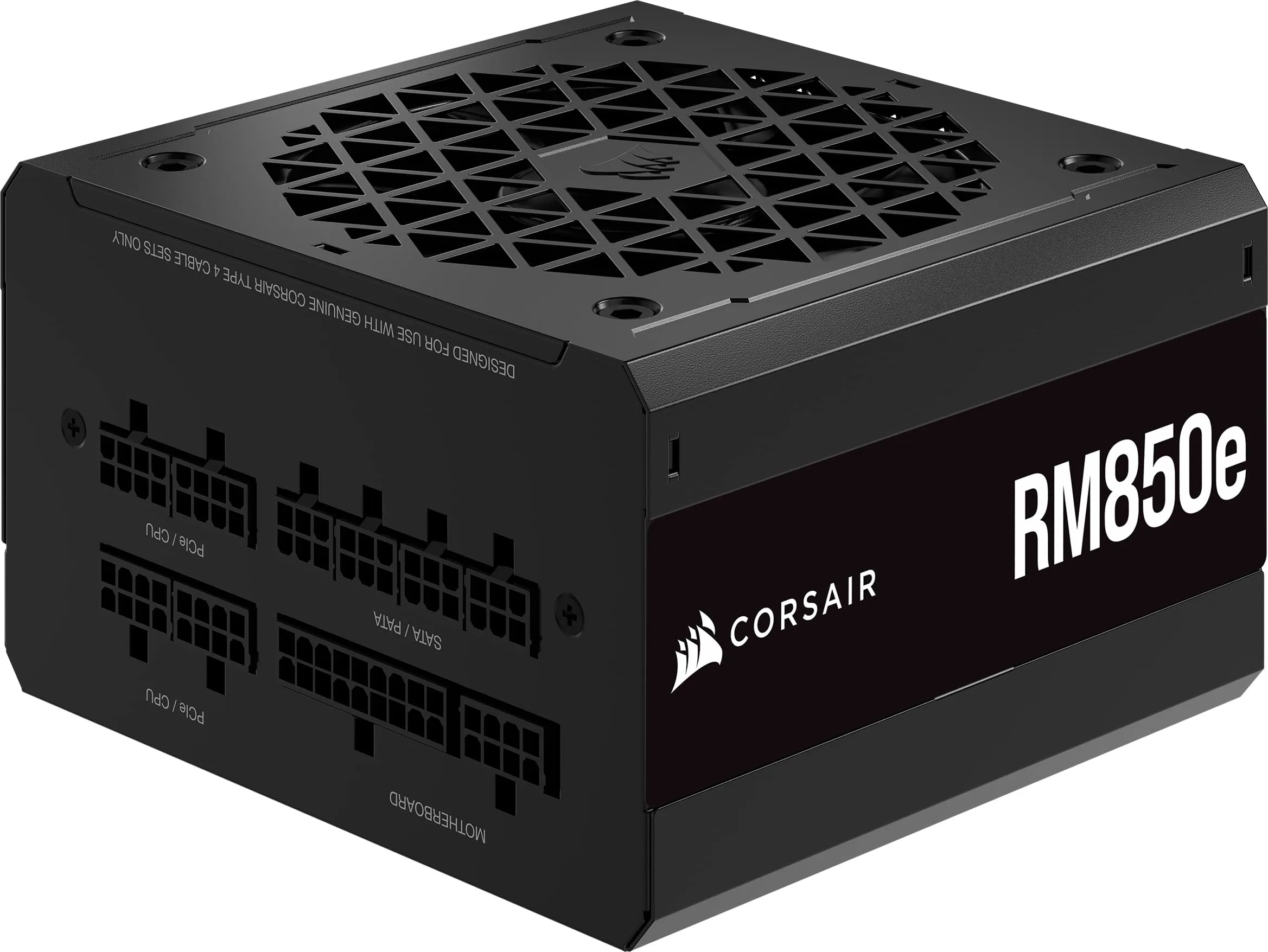 Corsair RM850e (2023) Alimentatore Completamente Modulare e Silenzioso - Compatibile con ATX 3.0 e PCIe 5.0 - 105°C Condensatori - Efficienza 80 PLUS Gold - Standby Moderno - Nero