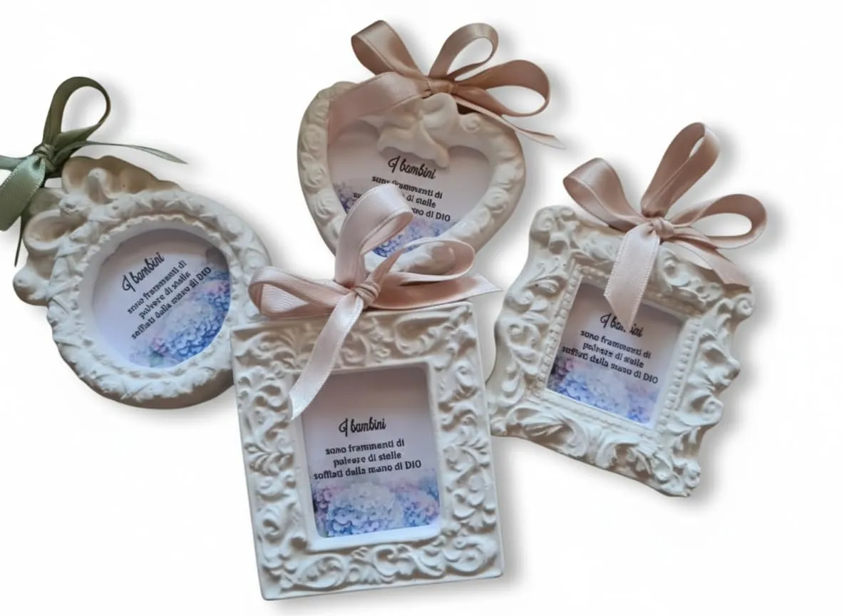 10 PZ cornici personalizzate con frase,nomi,segnaposto