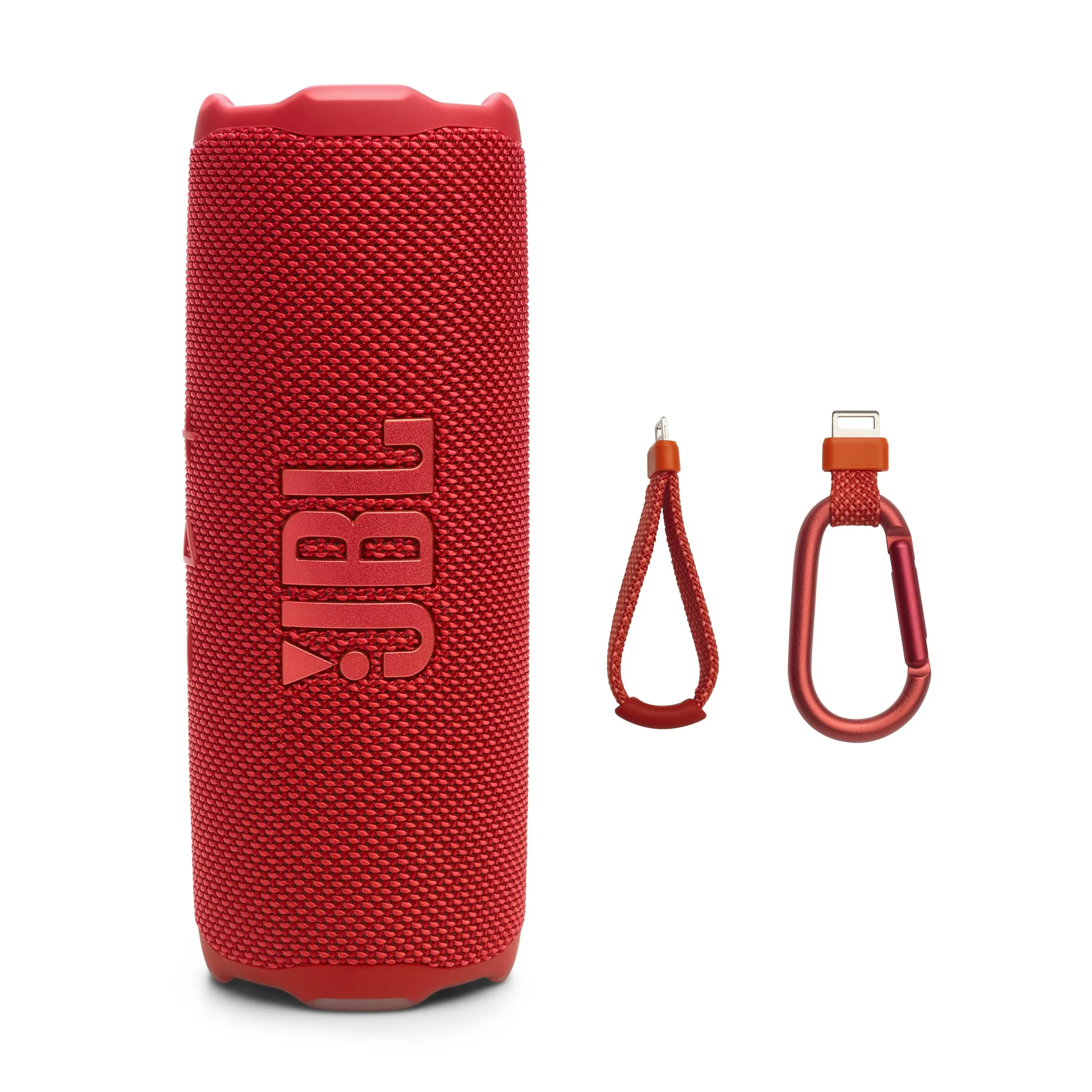 JBL Flip 7 Speaker Bluetooth Portatile Wireless, 16 Ore di Autonomia, Impermeabile IP68, Resistente alla Polvere e Antiurto, Suono Pro con AI Boost, Connessione Multi-Speaker Auracast, Rosso