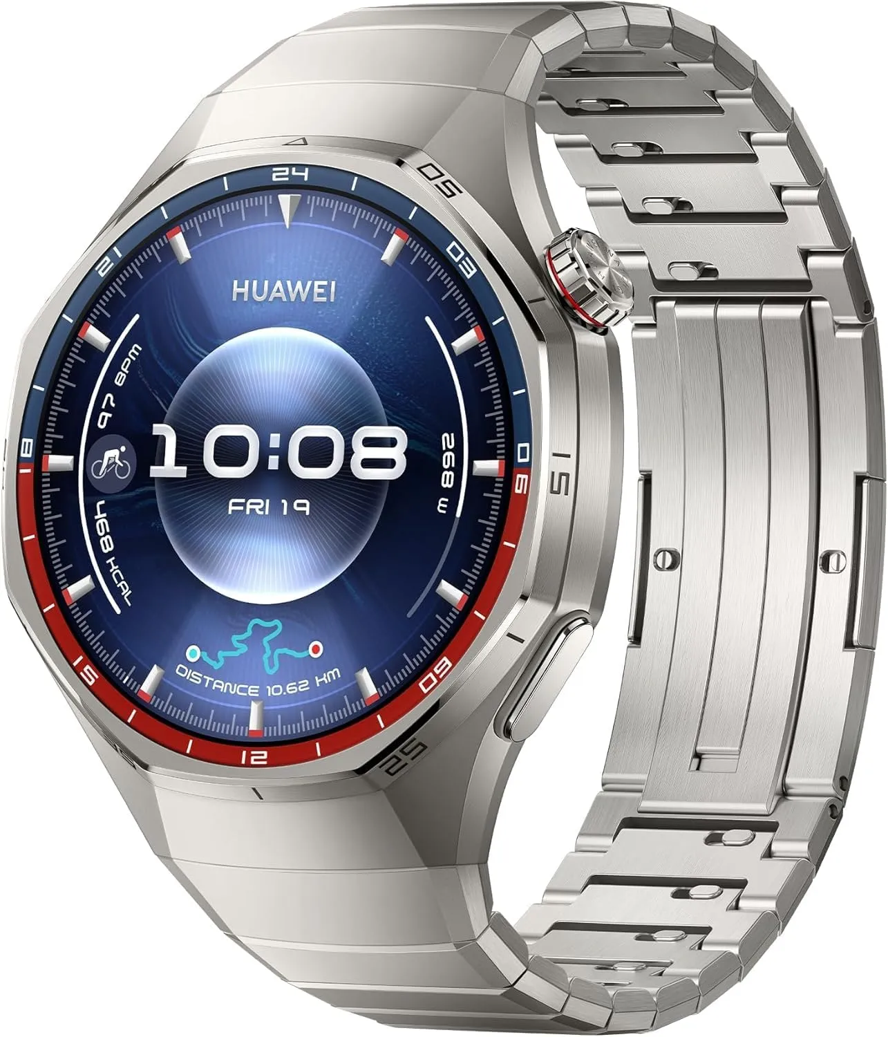 HUAWEI Orologio intelligente GT 6 Pro GPS 46 mm, touchscreen AMOLED da 1,47", durata della batteria fino a 21 giorni, ciclismo di livello professionale, 100+ modalità sport, iOS e Android, analisi ECG