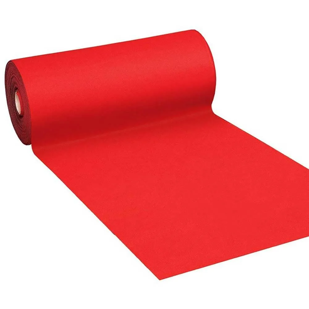 Divina Home Tappeto Moquette Guida passatoia per Interno Esterno Rossa H 1 x 30 mt