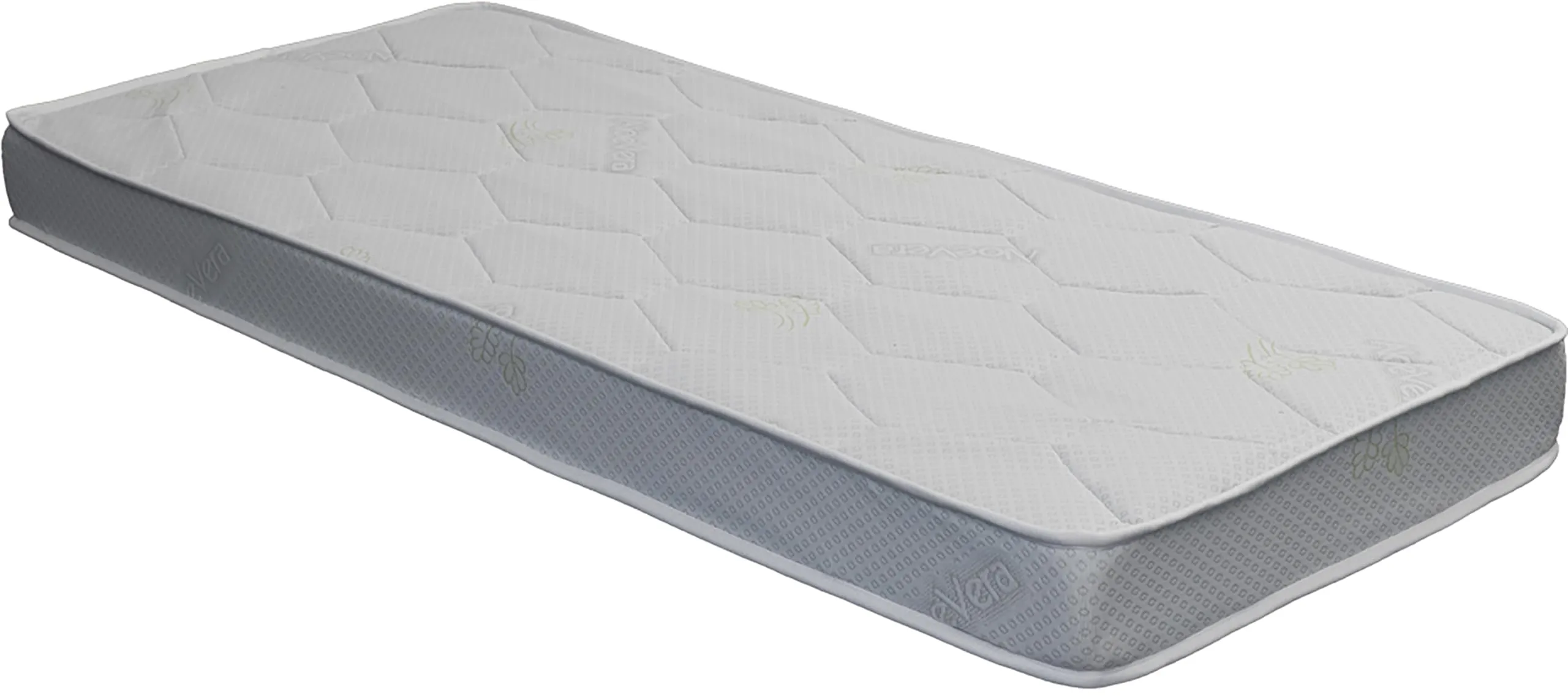 Fusion Materassi - Materasso Singolo Ortopedico 80x190 altezza 10 cm, rivestimento in aloe vera, altamente traspirante, anallergico e adatto a qualsiasi tipo di utilizzo. (80 x 190, 10.00)