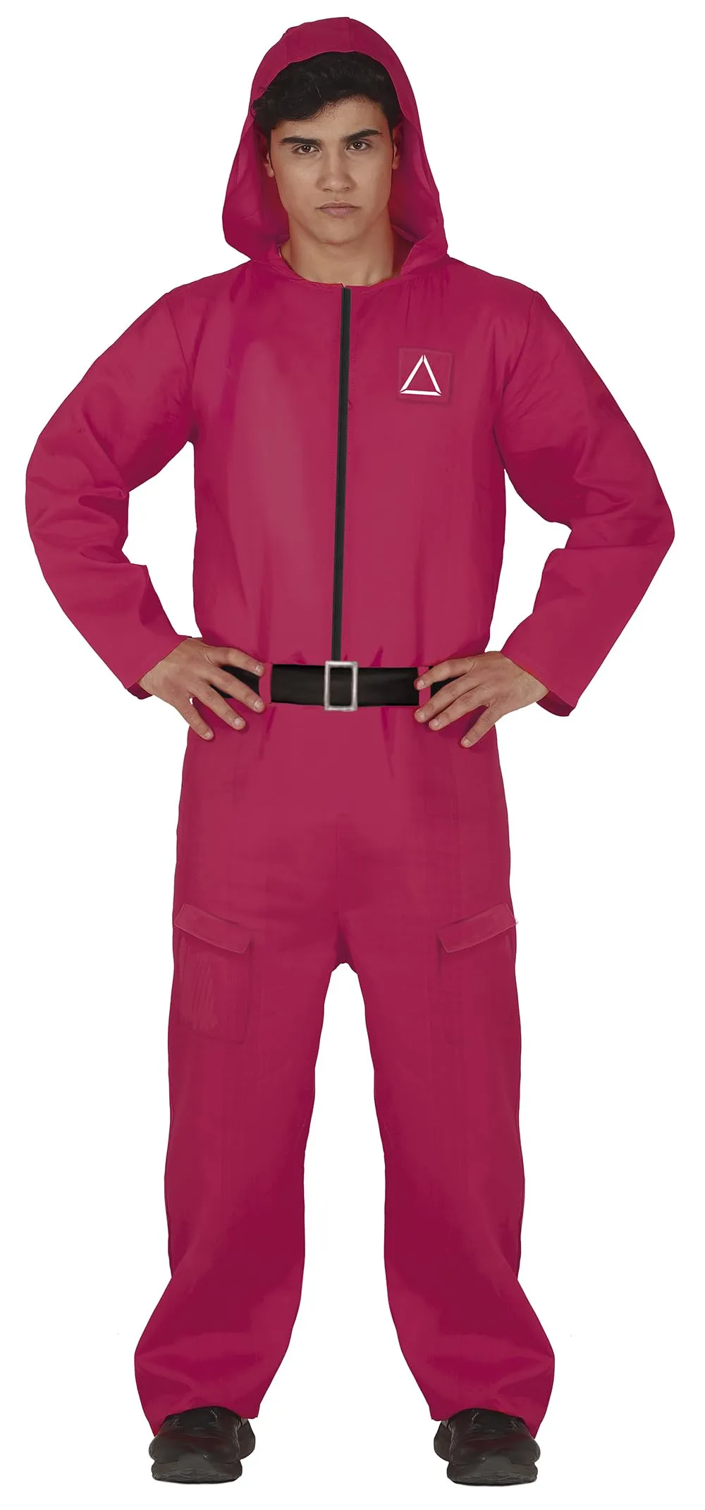 Fiestas Guirca Costume da Gamer Cappuccio Rosso per uomo adulto Taglia L 52-54
