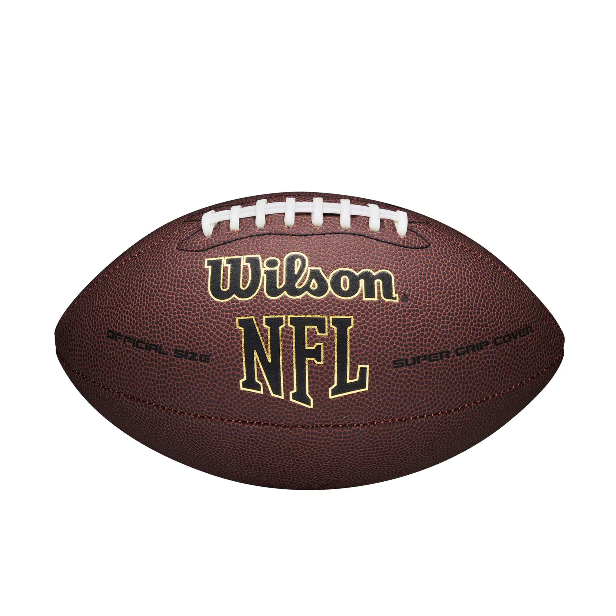 Wilson Pallone da Football della NFL, ad Impugnatura salda., WTF1795, Brown, Official