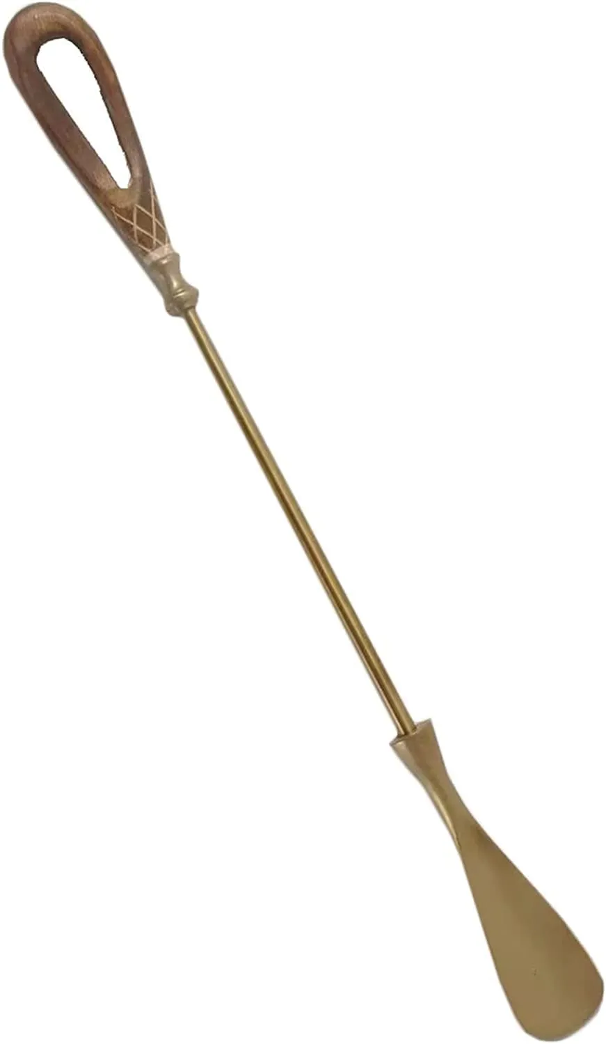 EFARMA Calzascarpe, Calzascarpe for Basso, Calzascarpe in Rame Puro con Manico Lungo for Anziani Uomo Donna Bambini Calzascarpe Cucchiaio for Stivali, 19,6 Pollici