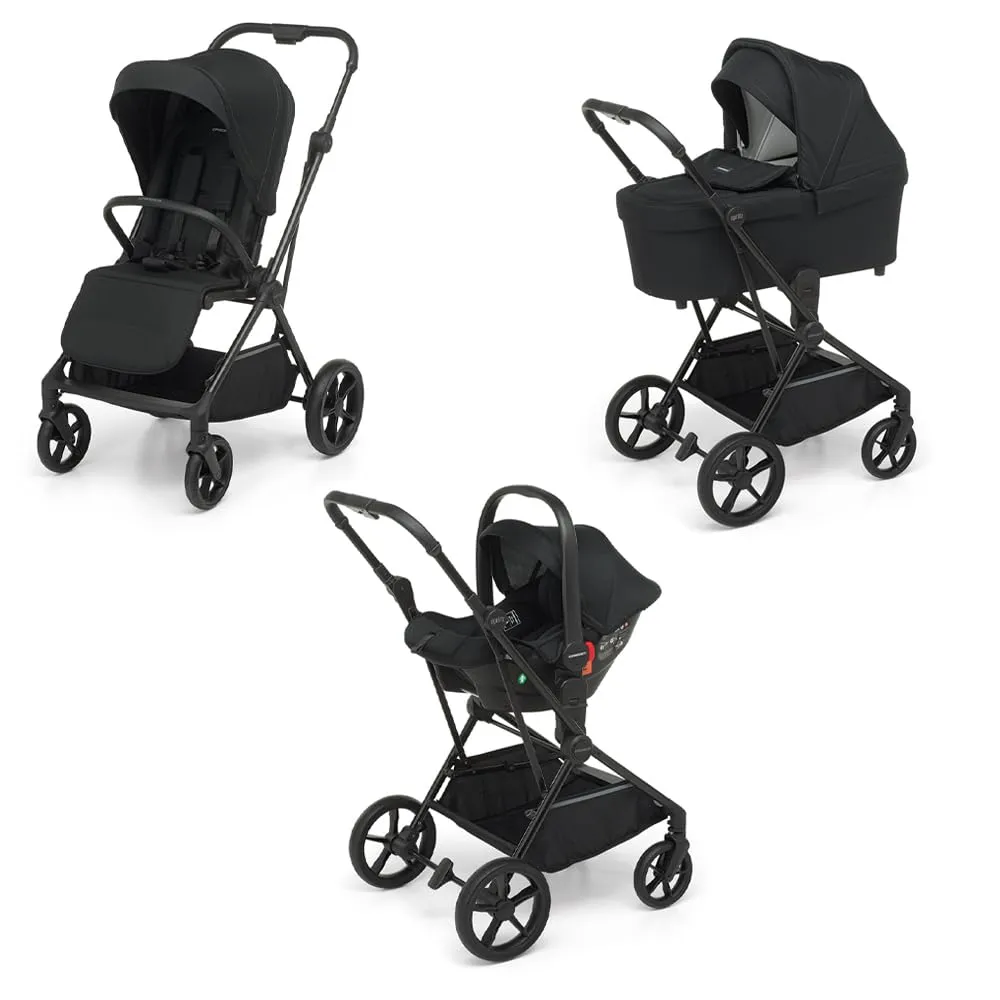 Foppapedretti Spritz I-Size, Sistema Modulare Combinato per Bambini, Navicella Passeggino e Seggiolino auto I-Size, Licorice