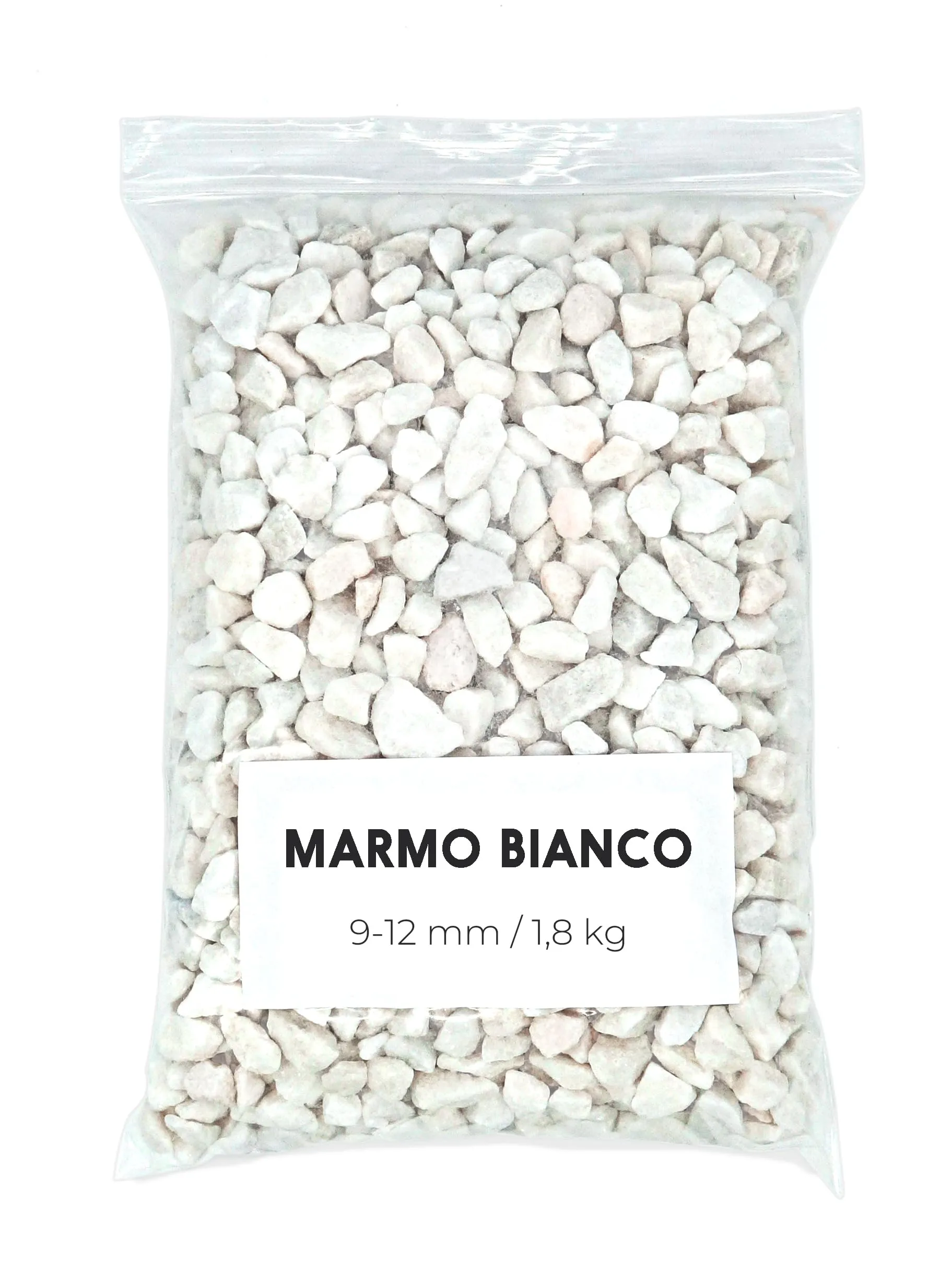 Landare Ghiaia Bianco 1,8Kg - Ghiaia per Acquario - Sassolini Decorativi per Vasi - Sassi Decorativi per Vasi - Ghiaia per Vasi - Sassolini per Acquario - Ghiaia per Giardino (9-12 mm)