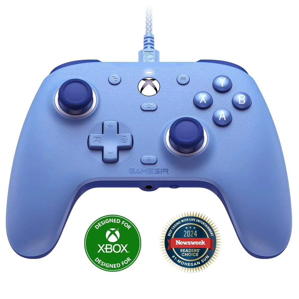 GameSir G7 SE Wired Controller per Xbox Series X|S, Xbox One e Windows 10/11, Gamepad da Gioco Plug e Play con Joystick a Effetto Hall, Jack Audio da 3,5 mm (Blu)