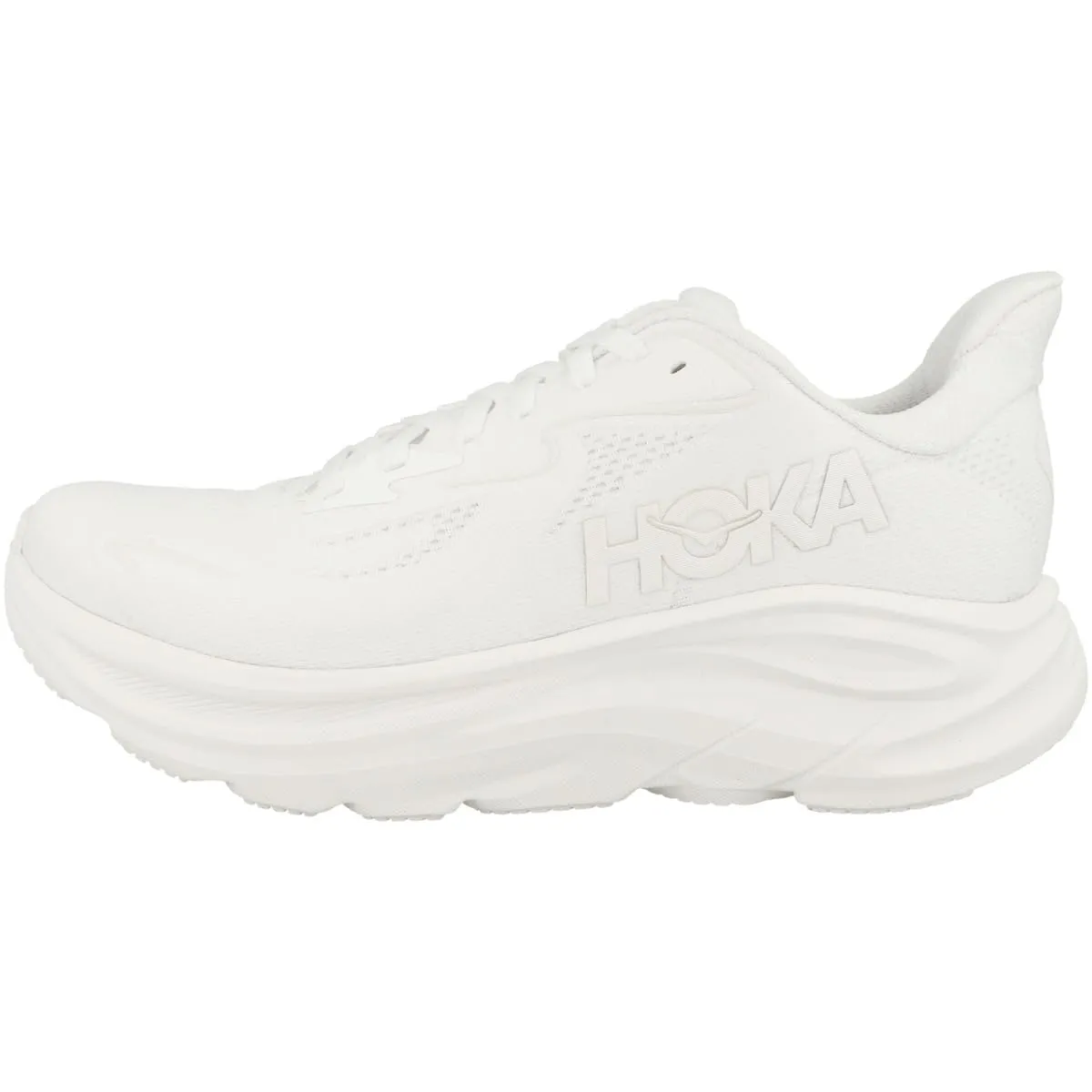 Hoka One One 1162031-WWH Clifton 10 White/White Women's Scarpe Taglia US 6