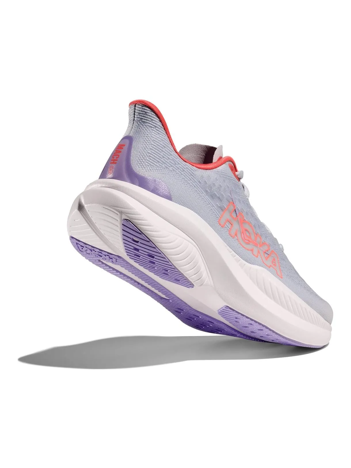 Hoka One One 1147810-PLDS Mach 6 Pale Dusk/Gull Women's Scarpe Taglia US 8.5