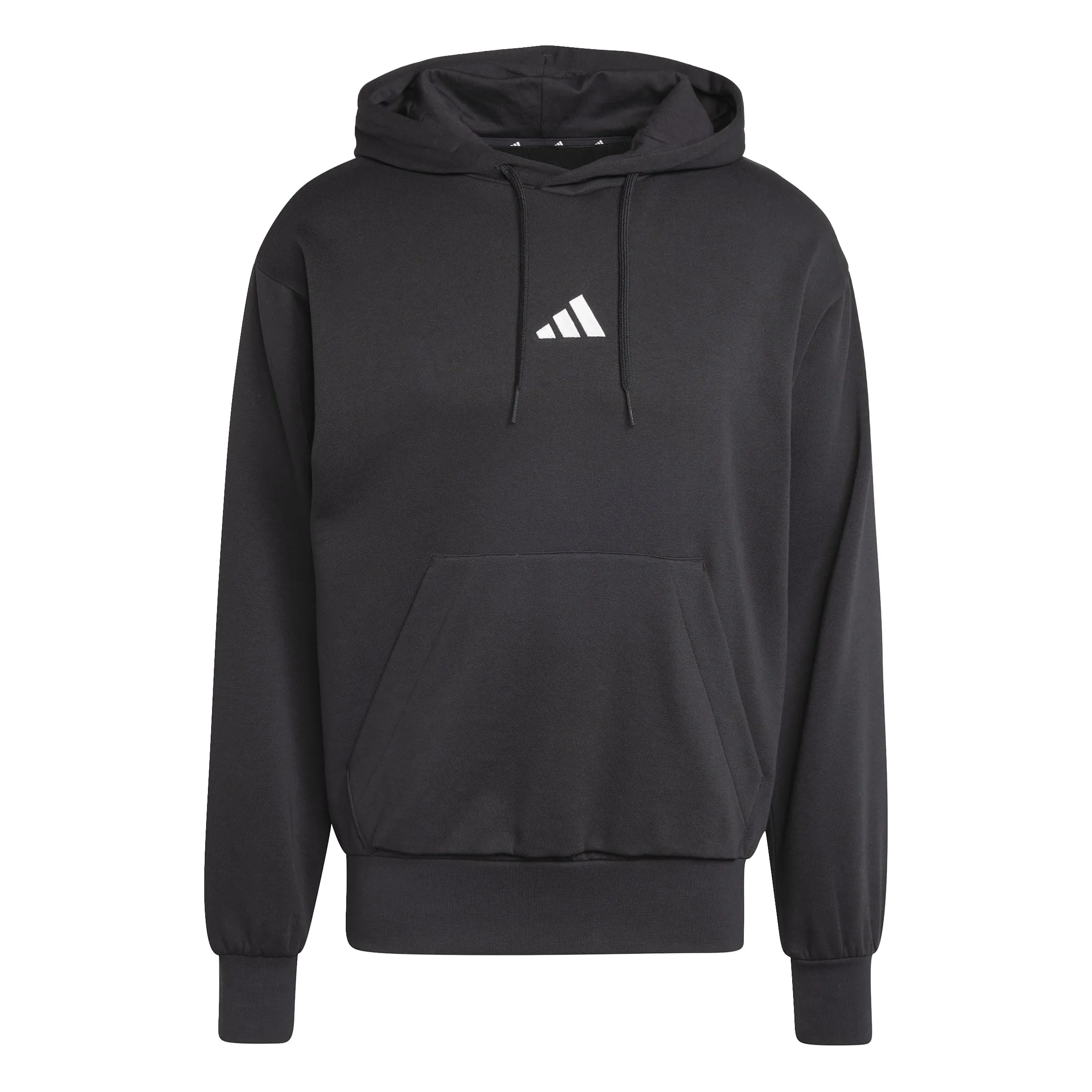 adidas Homme Essentials FEELCOZY Fleece Hoodie, Black/White, M