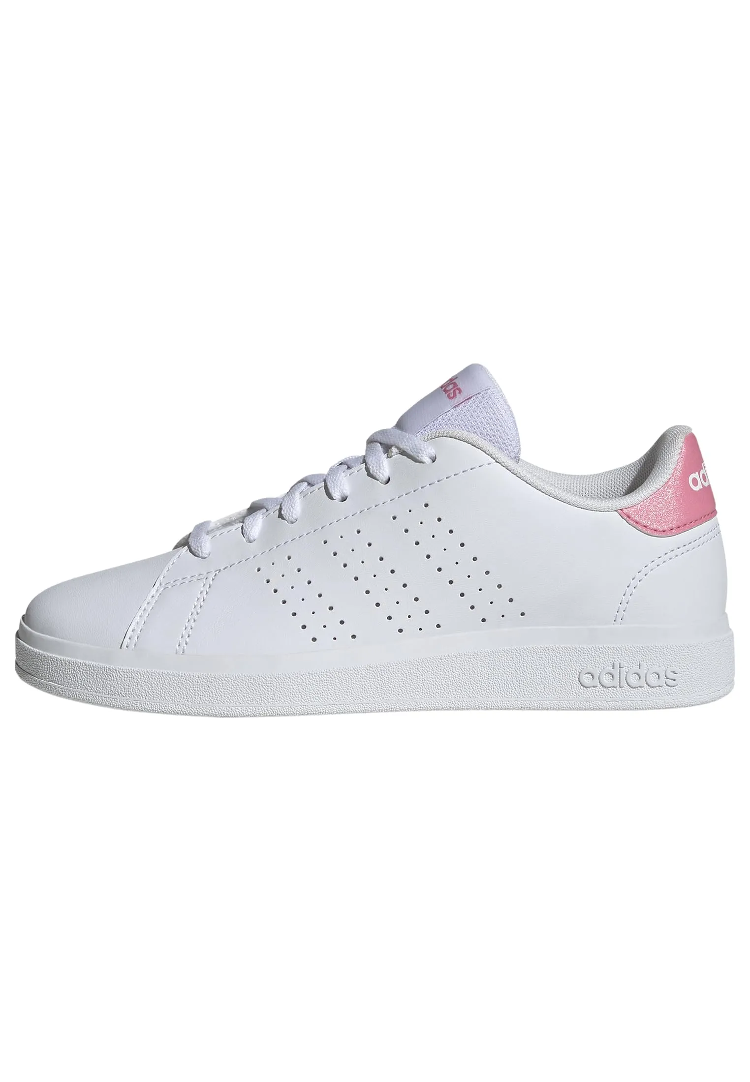 adidas Unisex - Bambini e Ragazzi Advantage Base 2.0 Shoes Junior, Cloud White/Bliss Pink/Core Black, 38 EU