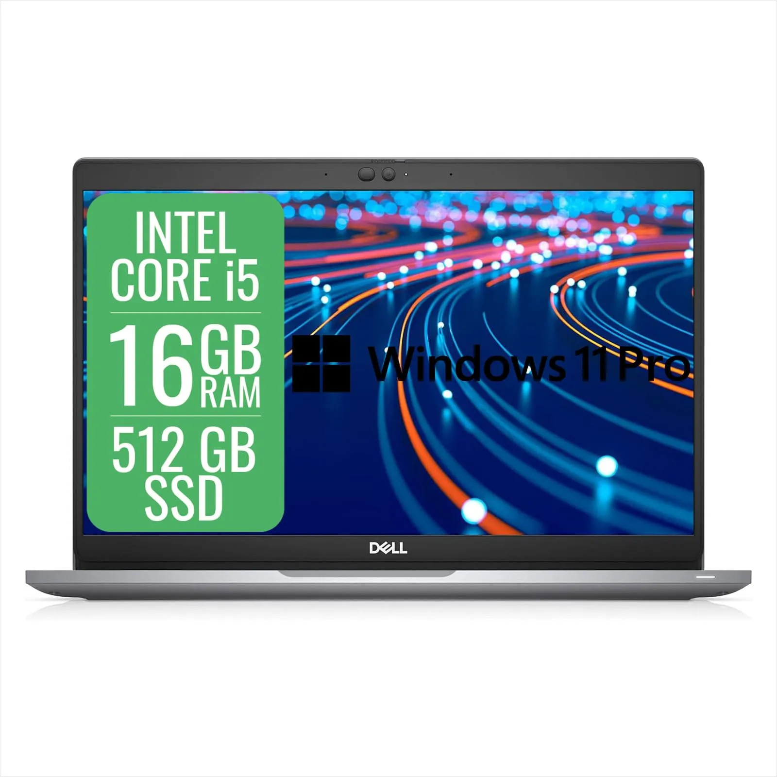 Dell Latitude 5320 SILVER EDITION, Pc Portatile i5-1135G7, Notebook con Display FHD da 13.3", Ram 16Gb, SSD 512Gb, Windows 11 Pro + Libre Office (Ricondizionato)