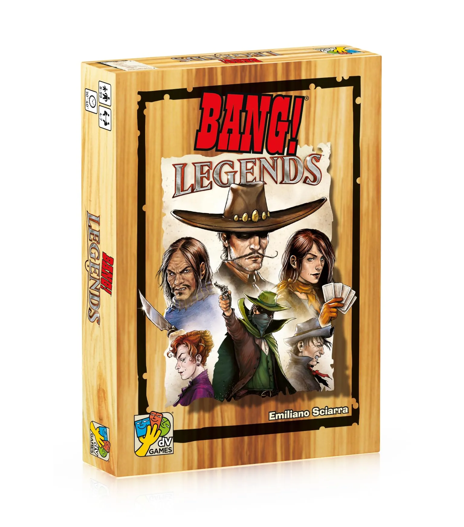 BANG!: Legends - Espansione di BANG!, il Gioco di Carte Spaghetti-Western più Famoso al Mondo - 8+ Anni - 4-7 Giocatori - 30-40 Minuti - Edizione Italiana