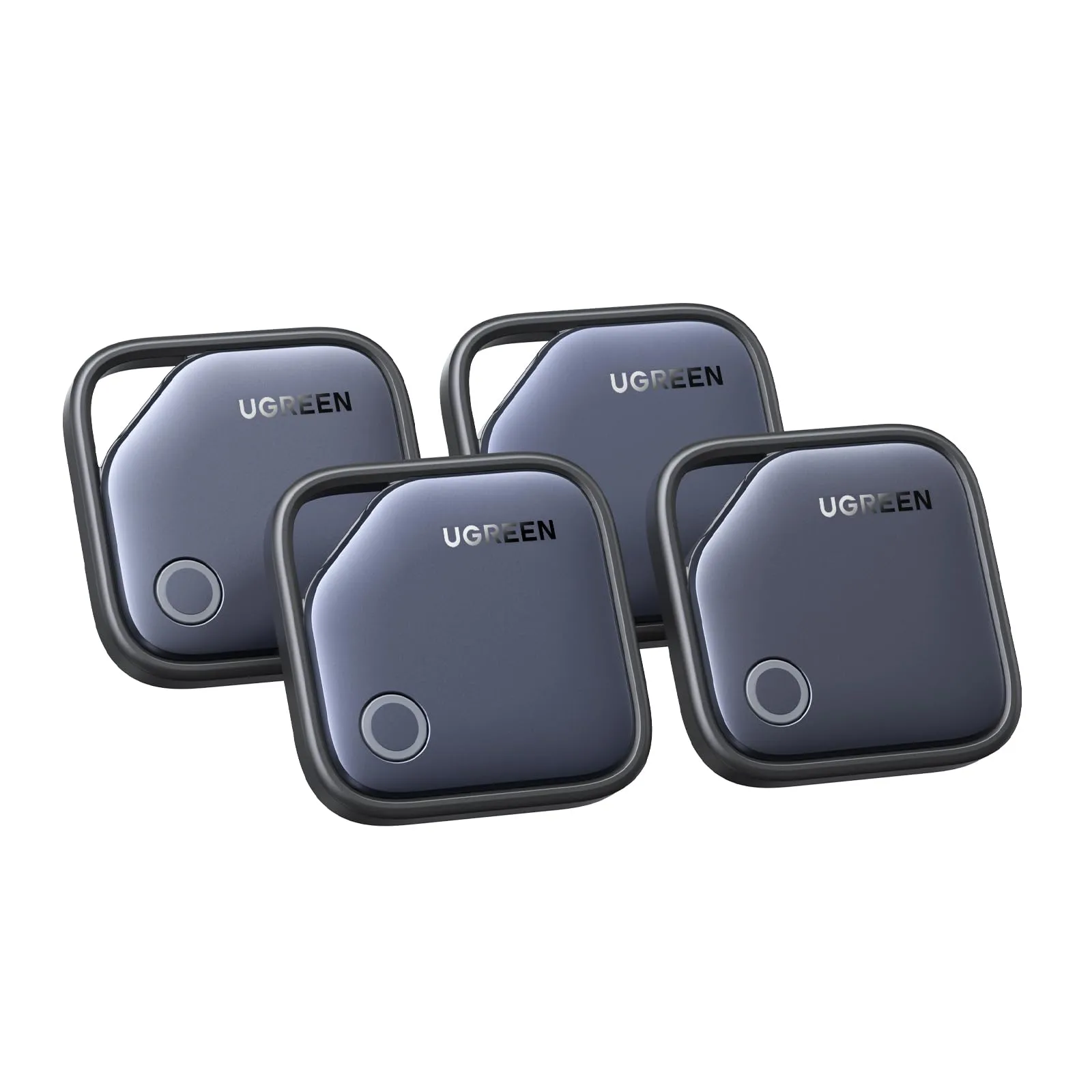 UGREEN FineTrack Smart Finder Localizzatore Supporto iOS SmartTag Tracker Bluetooth Localizzazione per Chiavi Bagaglio Portafoglio Bicicletta Zaino Borsa (4 pezzi)