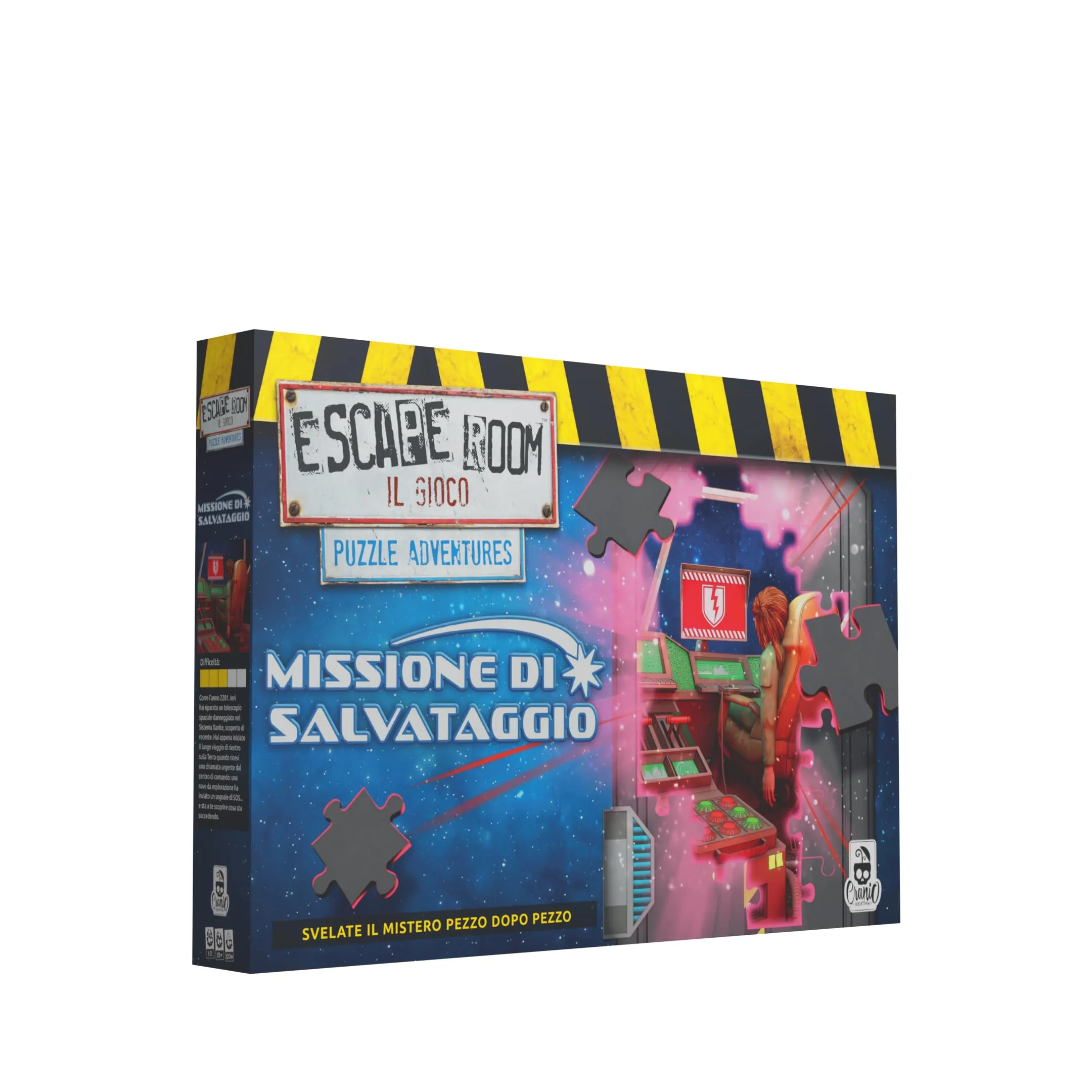 Cranio Creations - Escape Room Puzzle, Missione Di Salvataggio, Il Terzo Capitolo Delle Avventure Puzzle Del Brand Escape Room, Edizione in Lingua Italiana