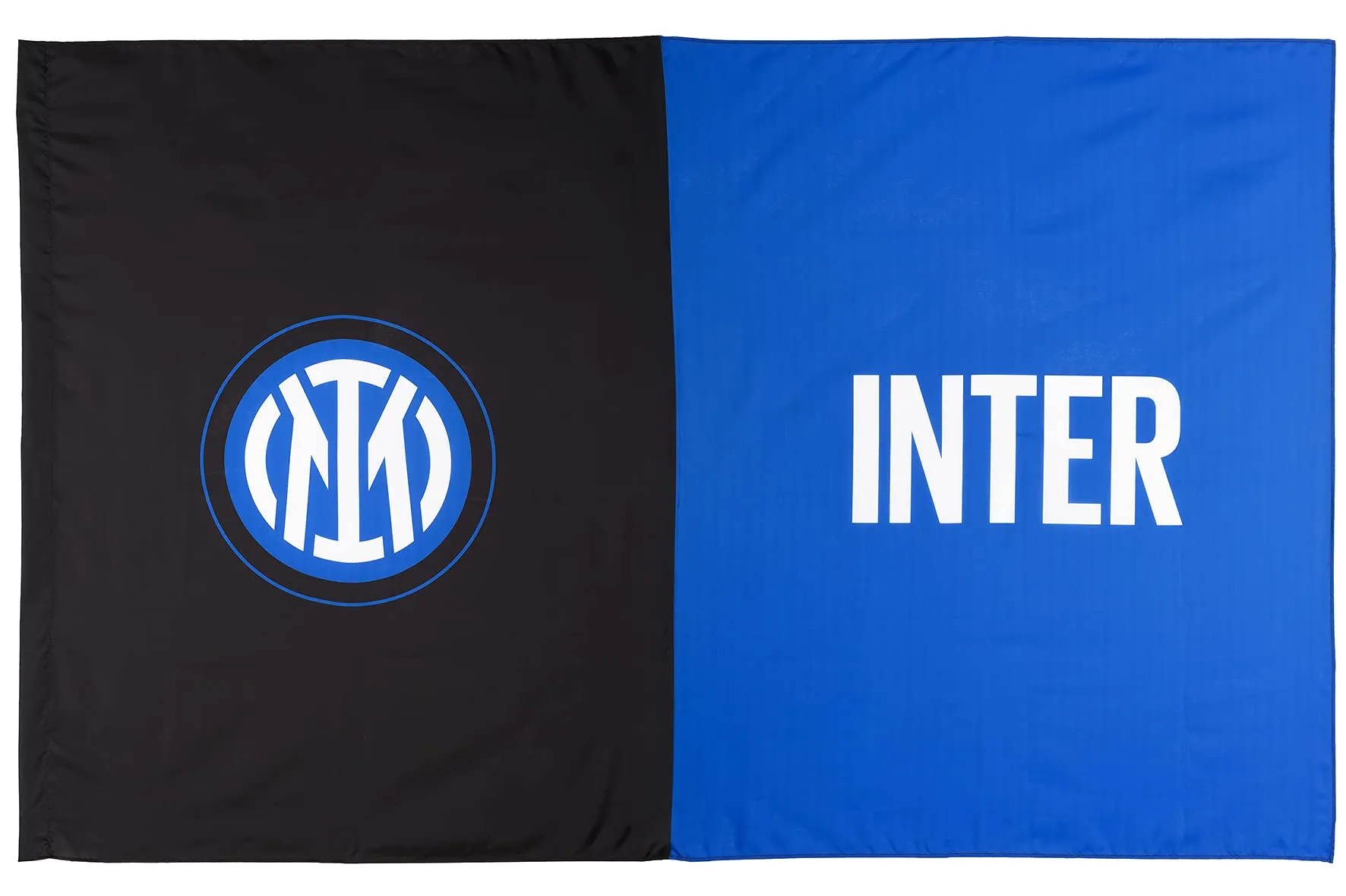 Inter Bandiera Nuovo Logo 140x220cm, Unisex Adulto, Nero/Blu, 140x220